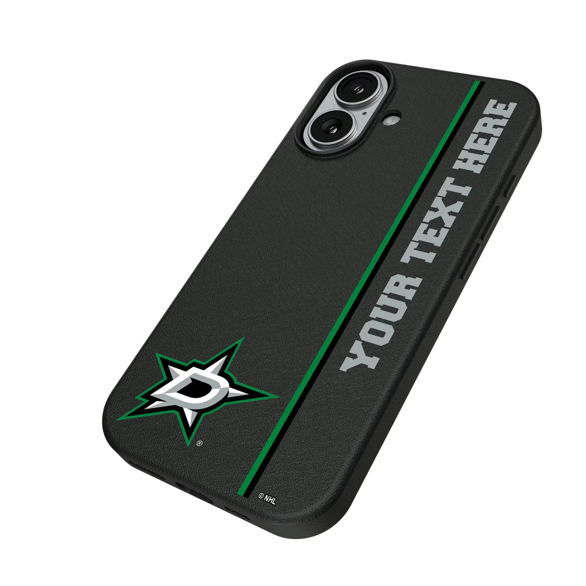 Dallas Stars Personalized Sidebard iPhone MagSafe Compatible Phone Case for Apple iPhone - Isometric View#Device_iPhone 17