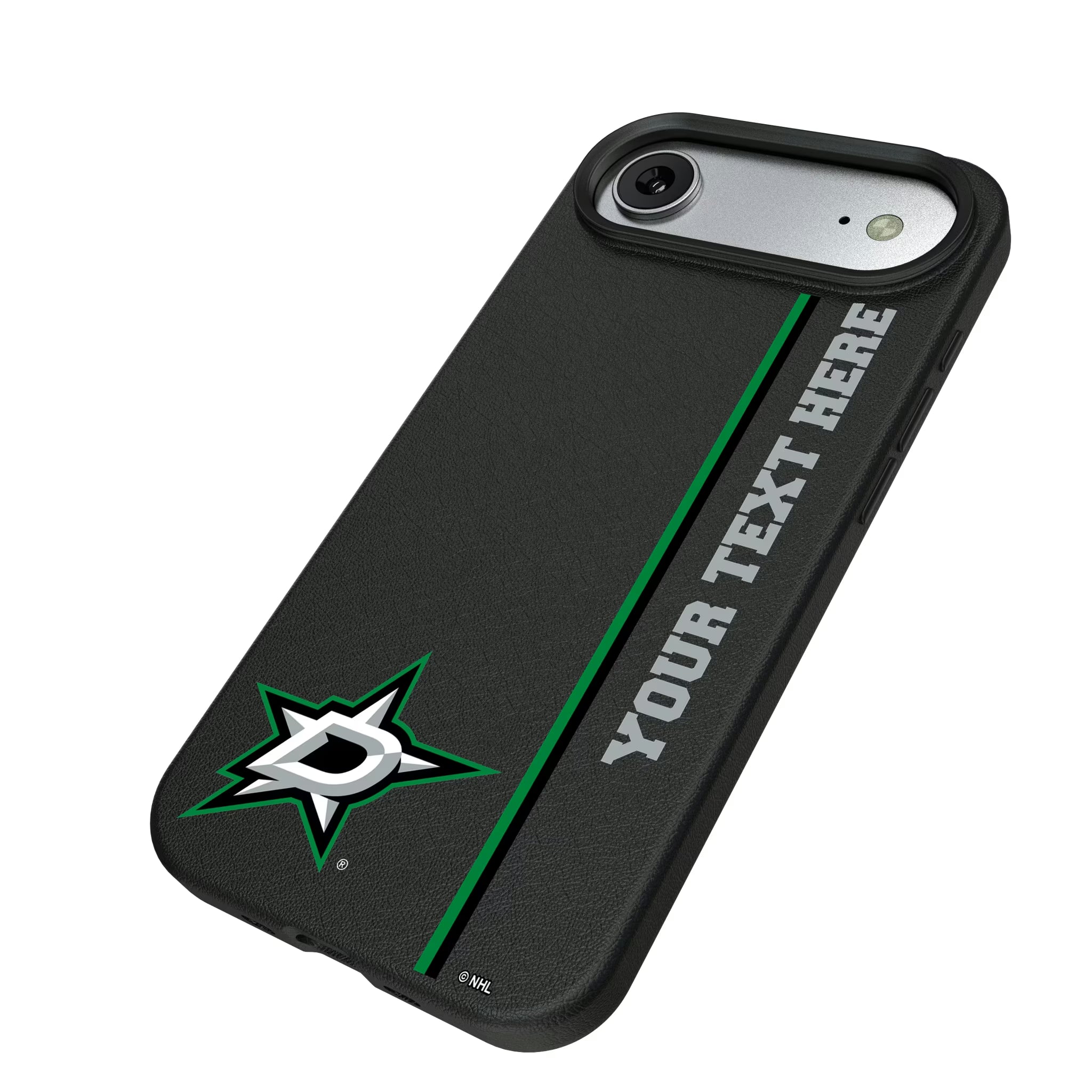 Dallas Stars Personalized Sidebard iPhone MagSafe Compatible Phone Case for Apple iPhone - Isometric View#Device_iPhone Air