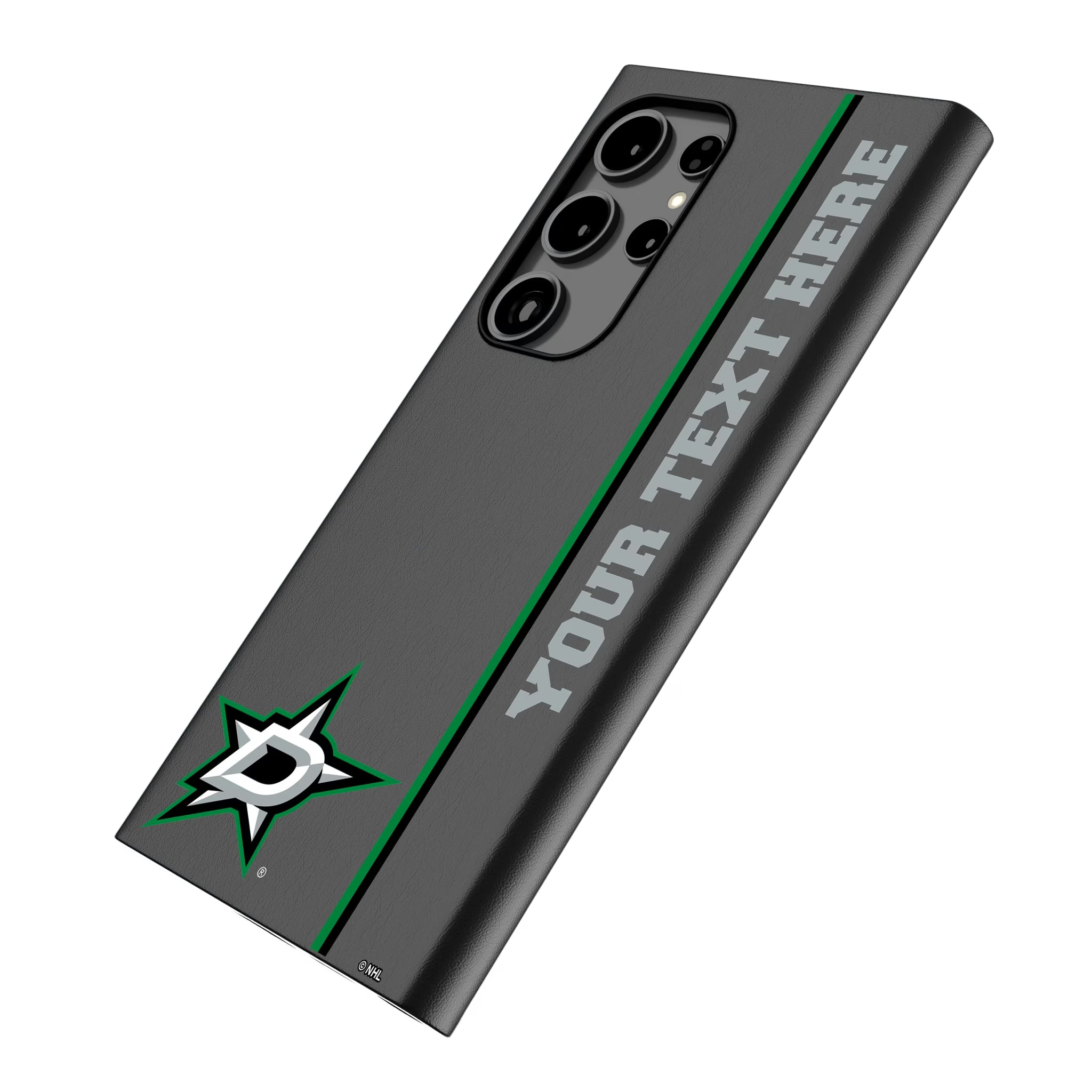 Dallas Stars Personalized Sidebard Galaxy MagSafe Compatible Phone Case for Samsung Galaxy - Isometric View