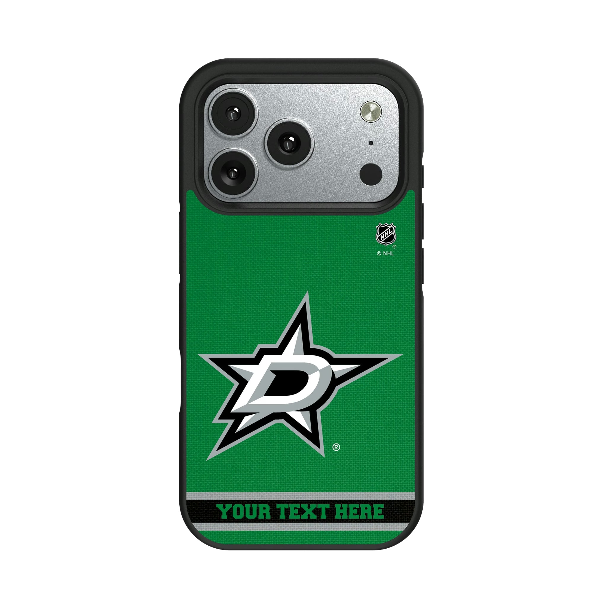 Dallas Stars Personalized Stripe iPhone Bump Phone Case for Apple iPhone#Device_iPhone 17 Pro