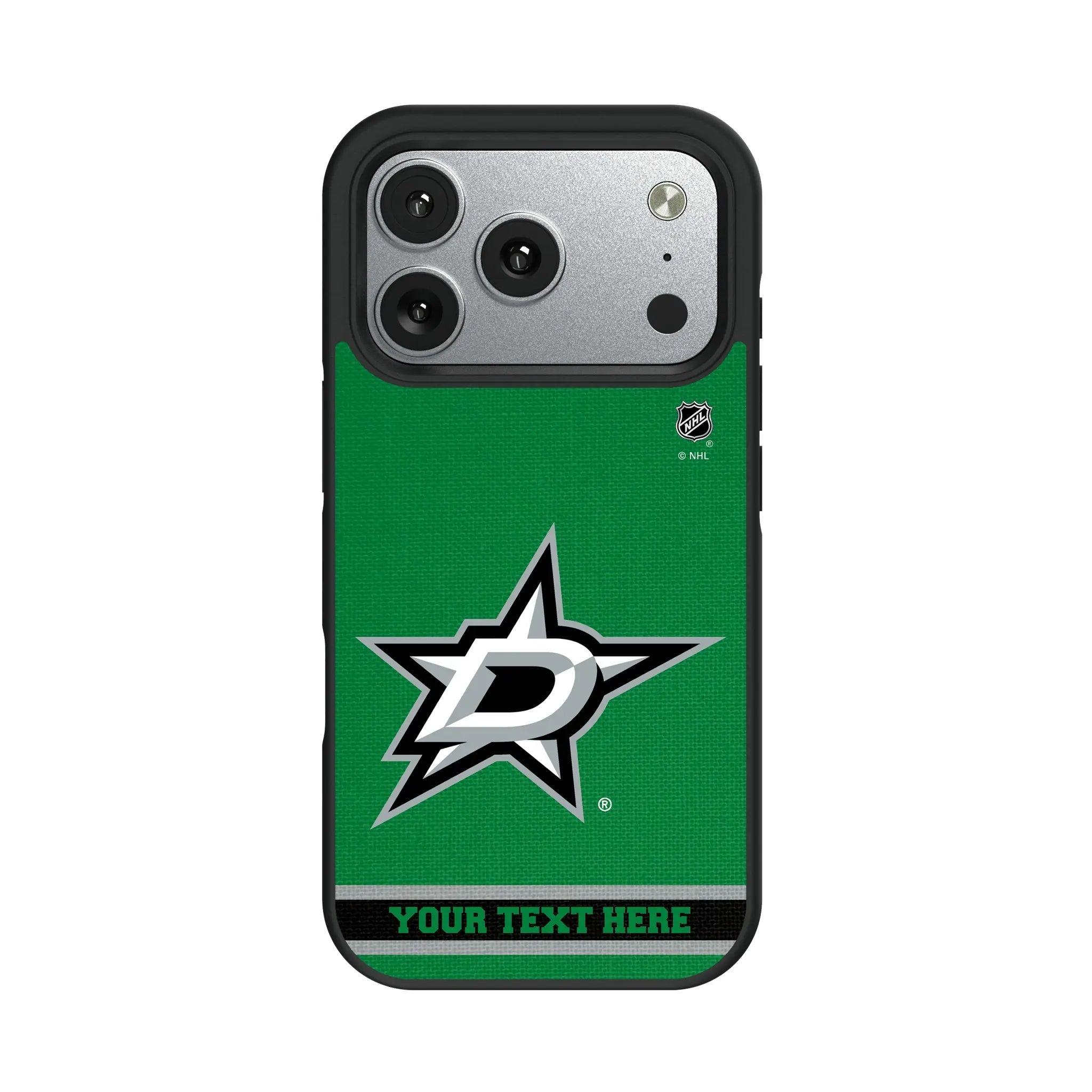 Dallas Stars Personalized Stripe iPhone Bump Phone Case for Apple iPhone#Device_iPhone 17 Pro