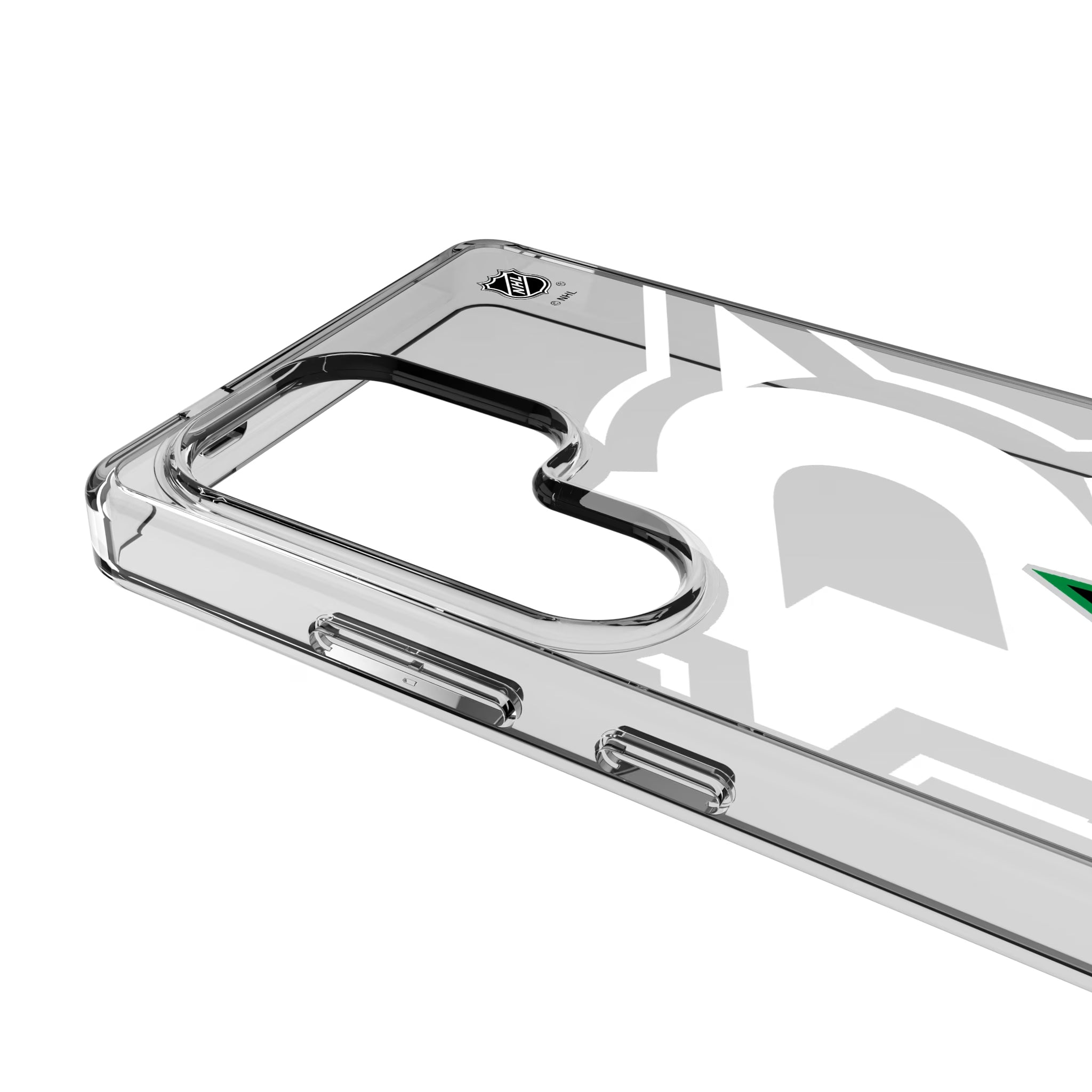 Dallas Stars Personalized Tilt Galaxy Clear Phone Case for Samsung Galaxy - Detail