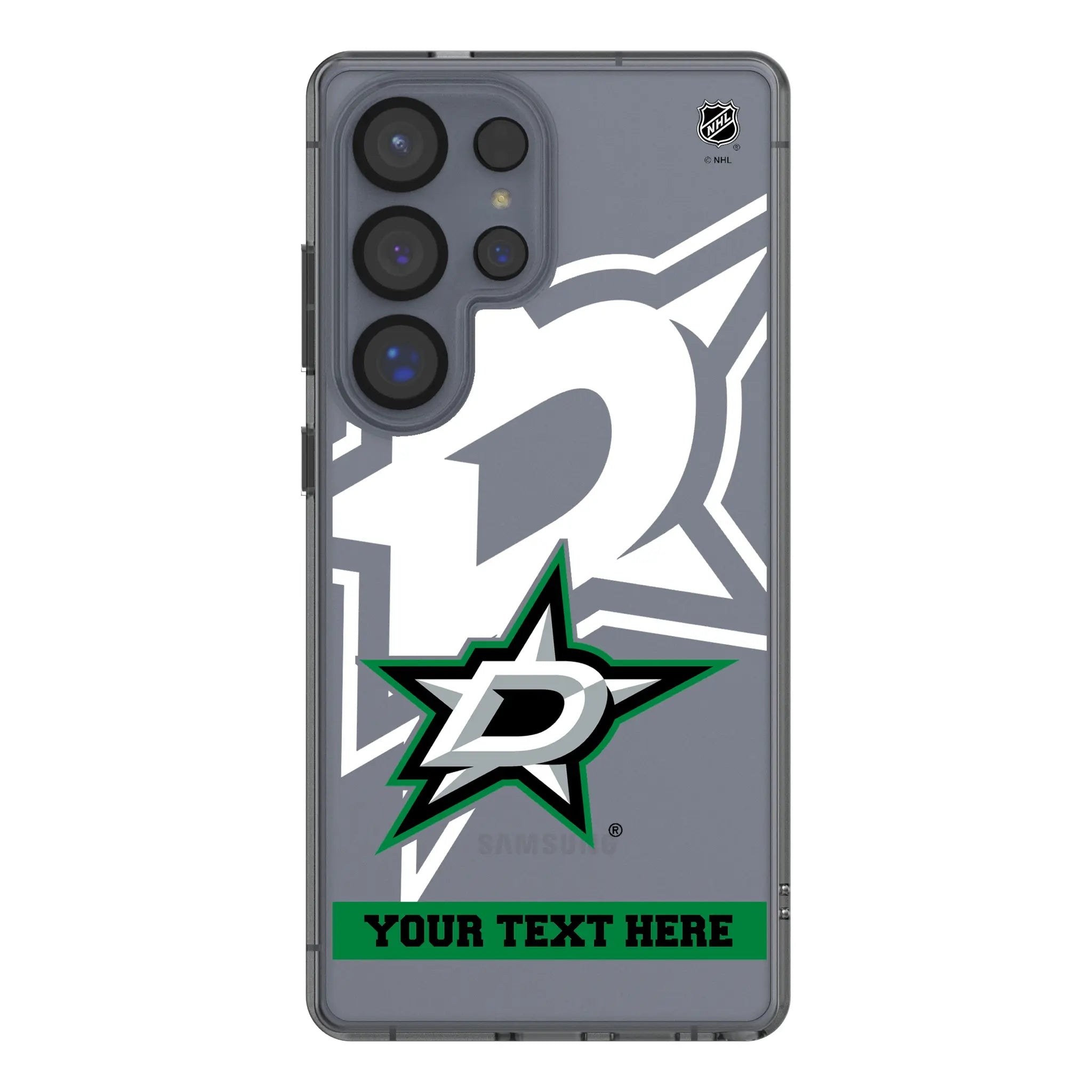 Dallas Stars Personalized Tilt Galaxy Clear Phone Case for Samsung Galaxy#Device_Galaxy S25 Ultra