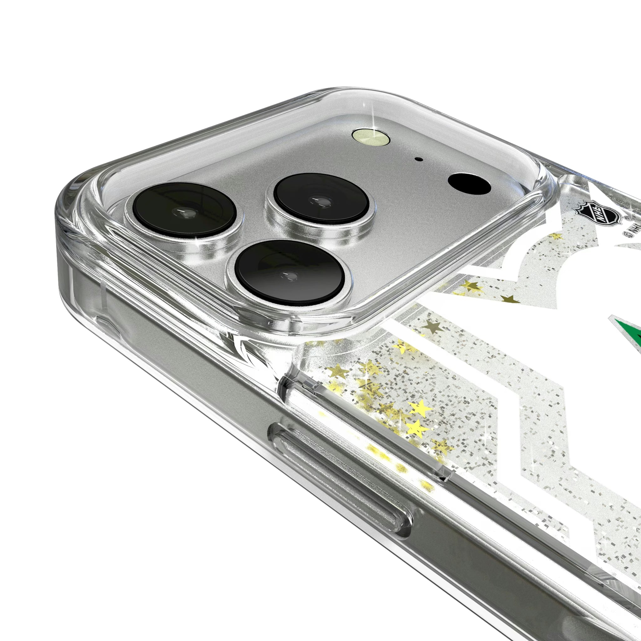 Dallas Stars Personalized Tilt iPhone Glitter Phone Case for Apple iPhone - Detail