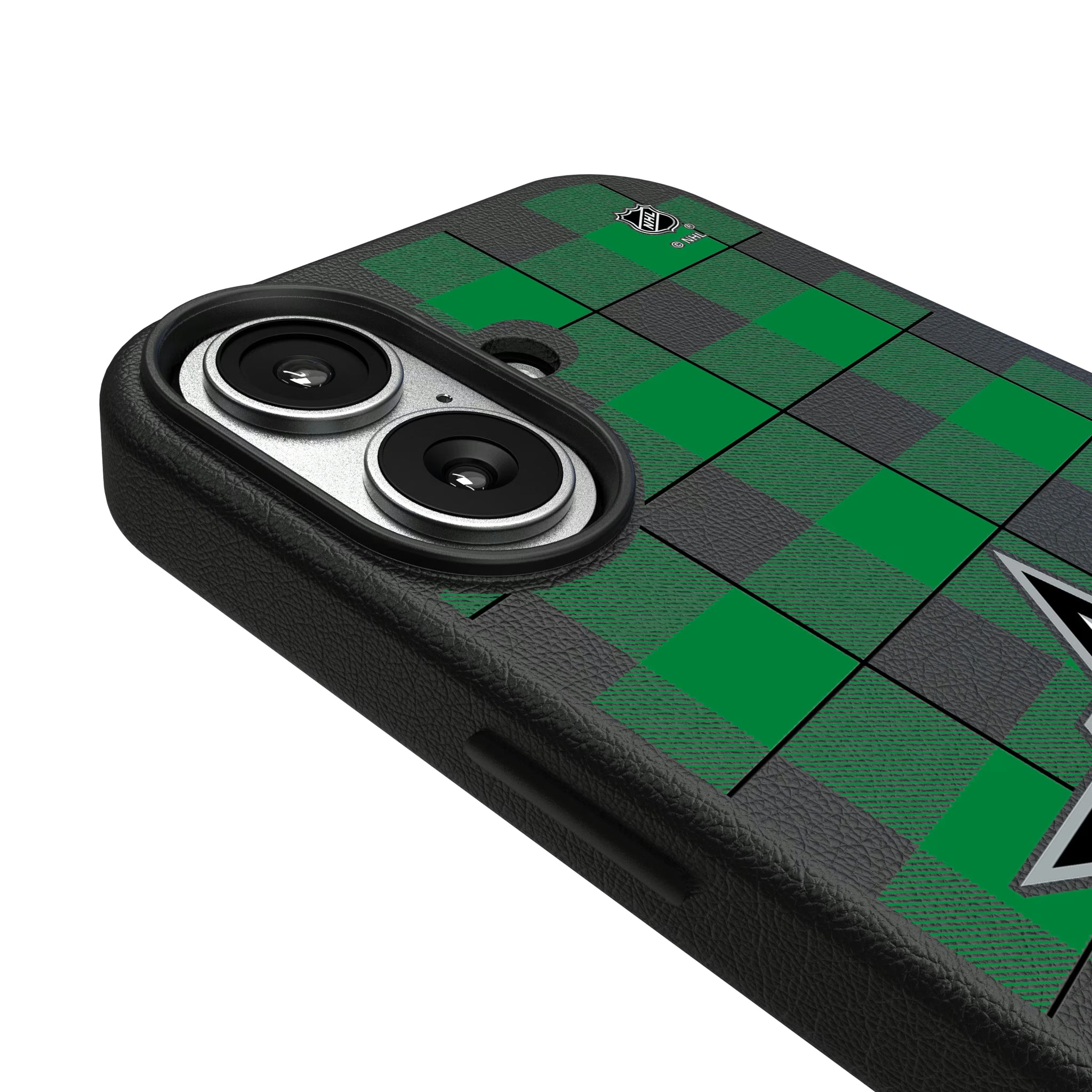 Dallas Stars Plaid iPhone MagSafe Compatible Phone Case for Apple iPhone - Detail#Device_iPhone 17