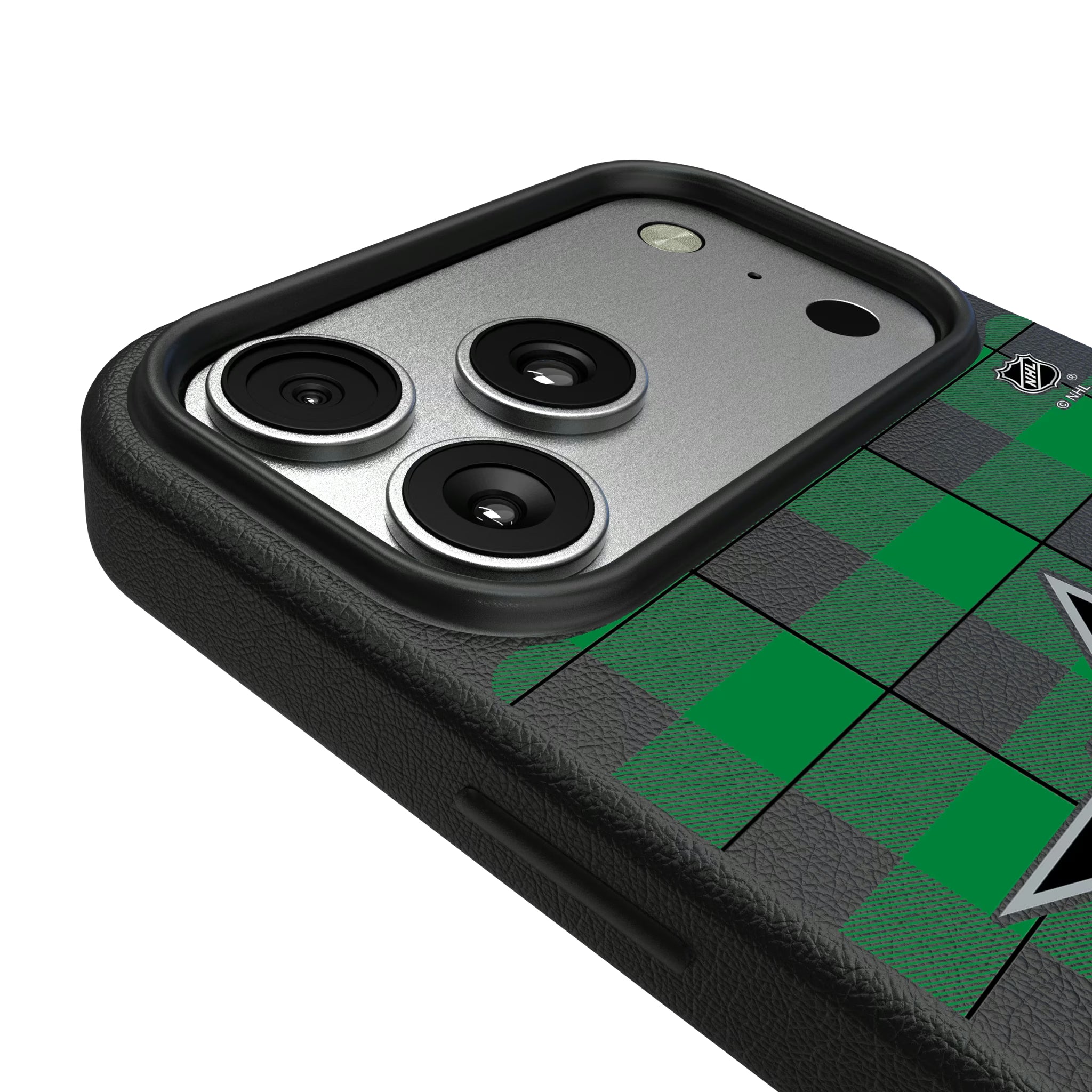 Dallas Stars Plaid iPhone MagSafe Compatible Phone Case for Apple iPhone - Detail#Device_iPhone 17 Pro Max