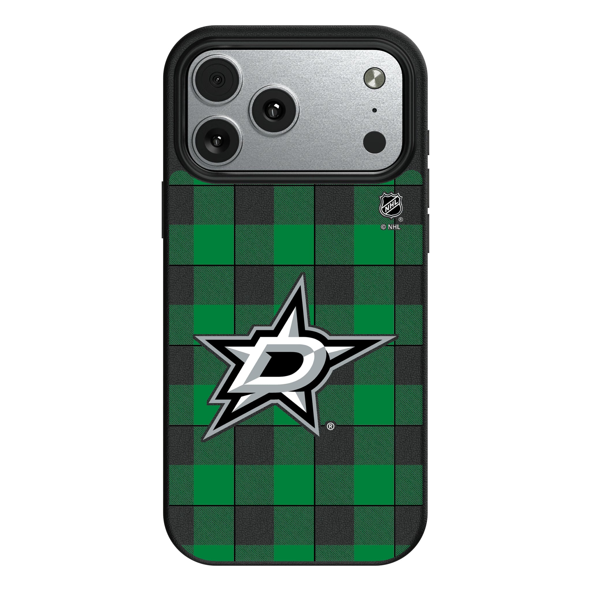 Dallas Stars Plaid iPhone MagSafe Compatible Phone Case for Apple iPhone#Device_iPhone 17 Pro Max