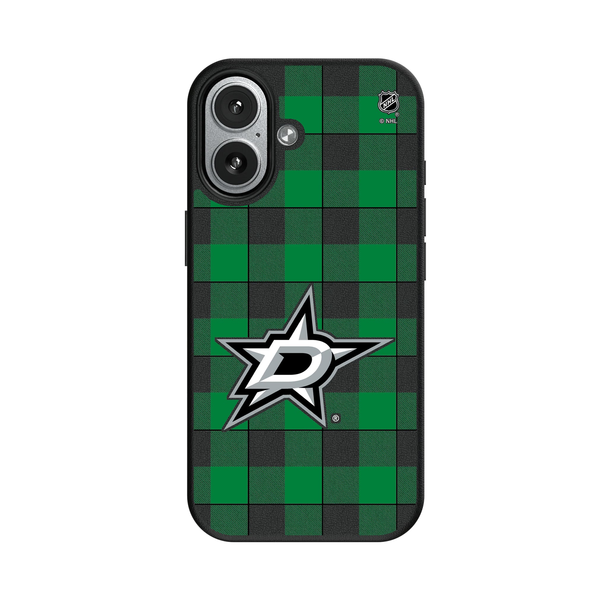 Dallas Stars Plaid iPhone MagSafe Compatible Phone Case for Apple iPhone#Device_iPhone 17