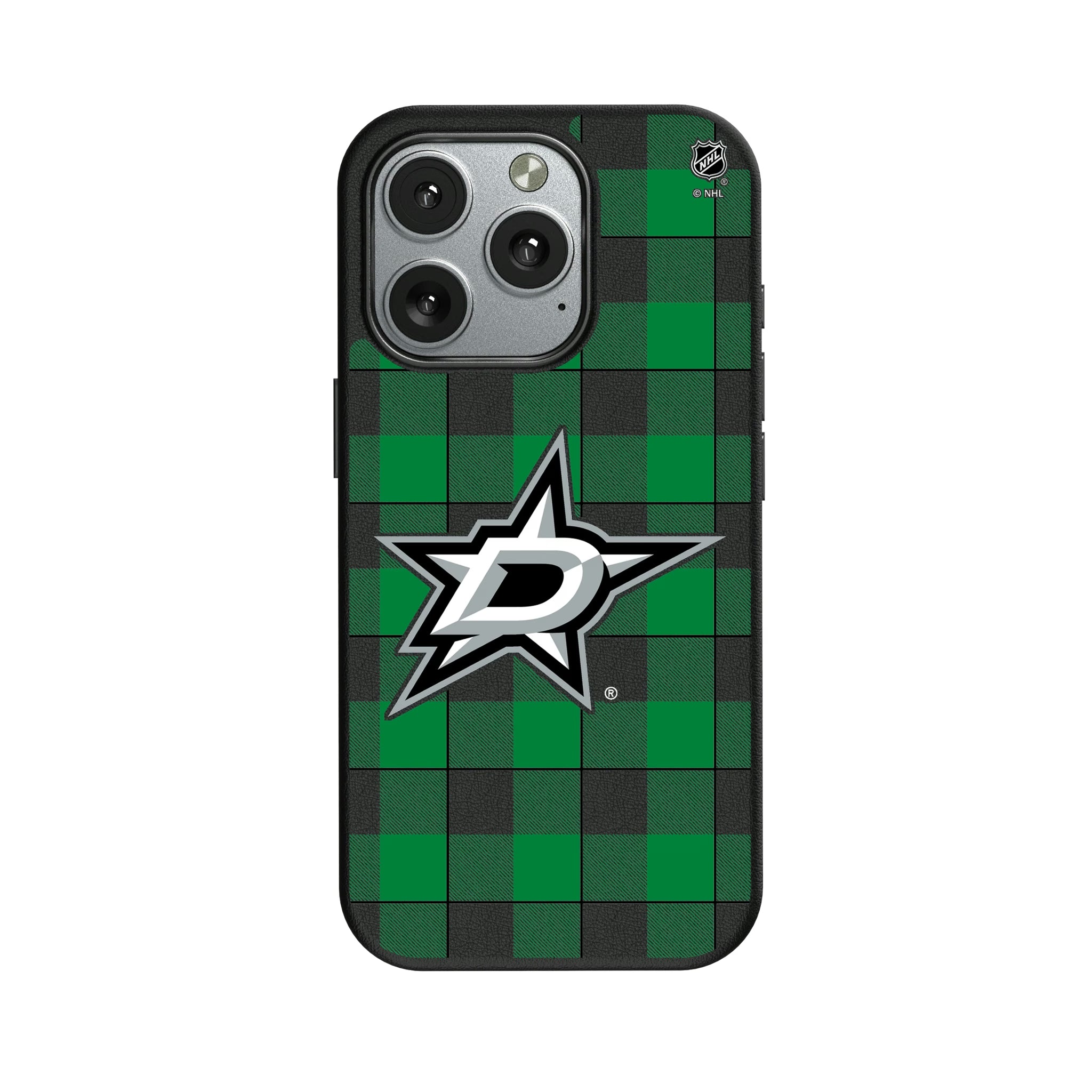 Dallas Stars Plaid iPhone MagSafe Compatible Phone Case for Apple iPhone