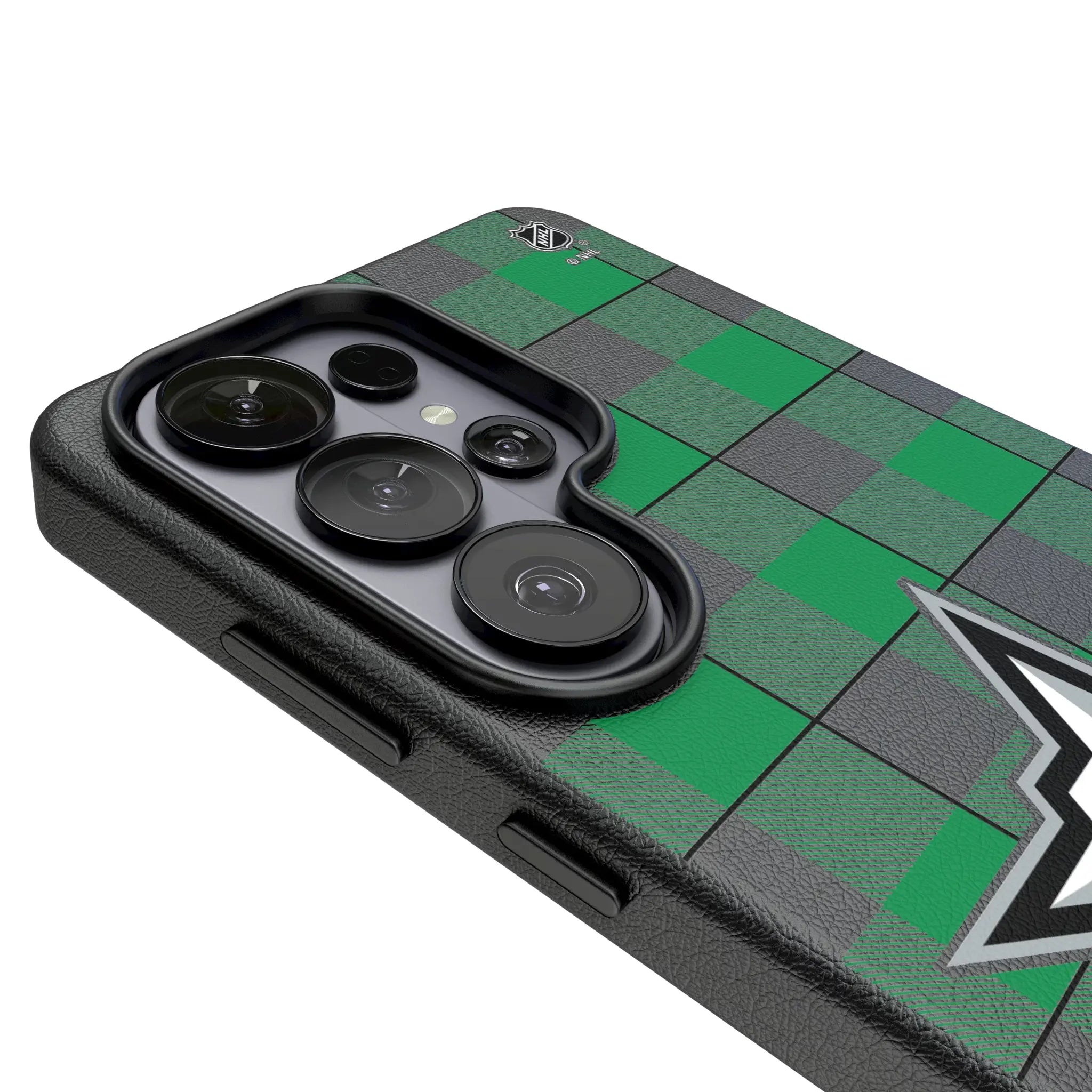 Dallas Stars Plaid Galaxy MagSafe Compatible Phone Case for Samsung Galaxy - Detail#Device_Galaxy S26 Ultra