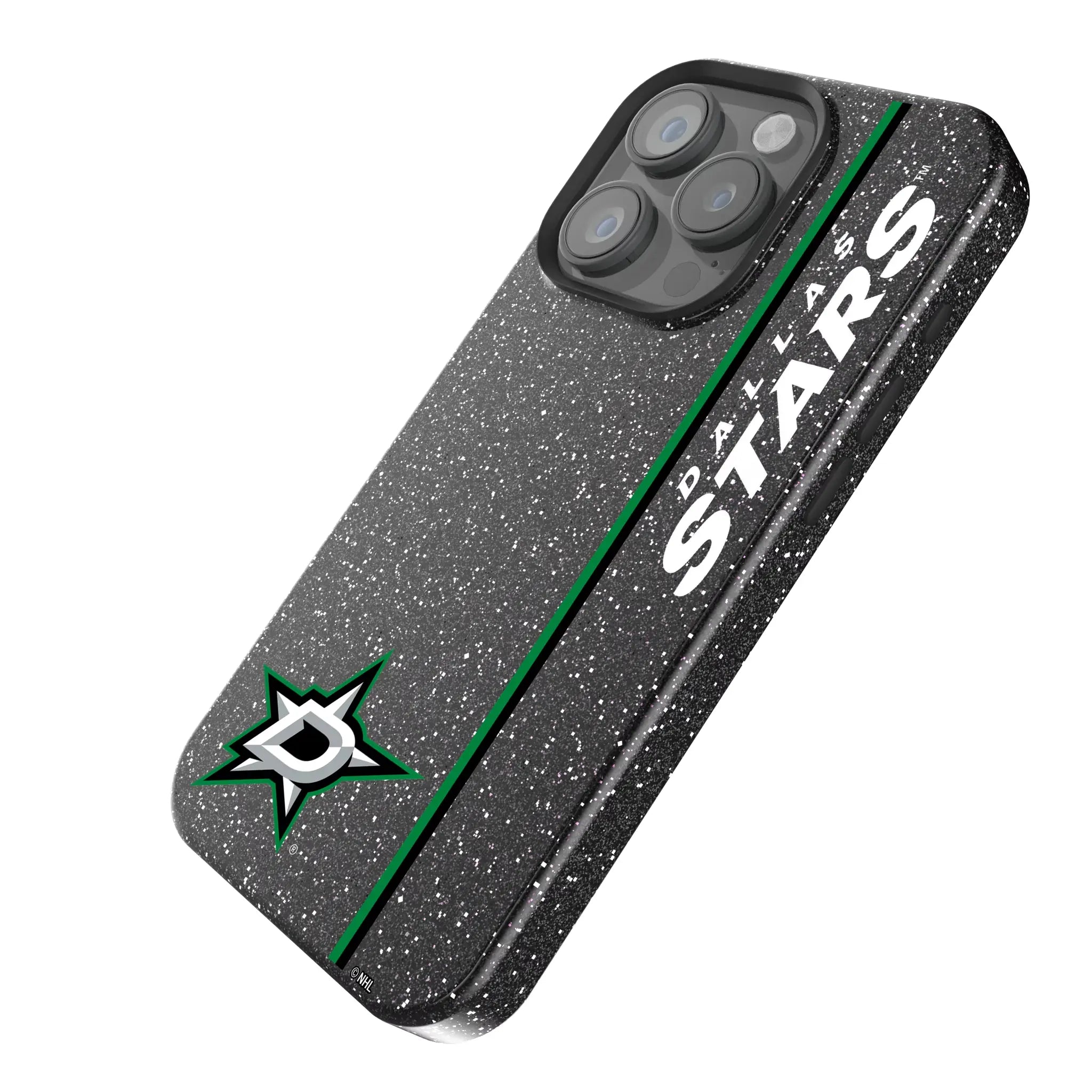 Dallas Stars Sidebar iPhone Bling Phone Case for Apple iPhone - Isometric View