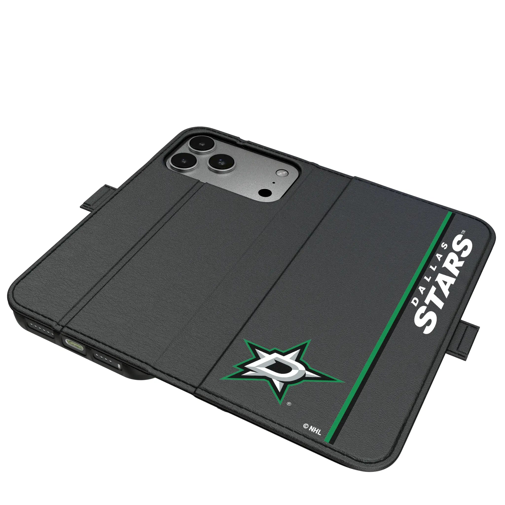 Dallas Stars Sidebar iPhone Folio Phone Case for Apple iPhone#Device_iPhone 17 Pro Max