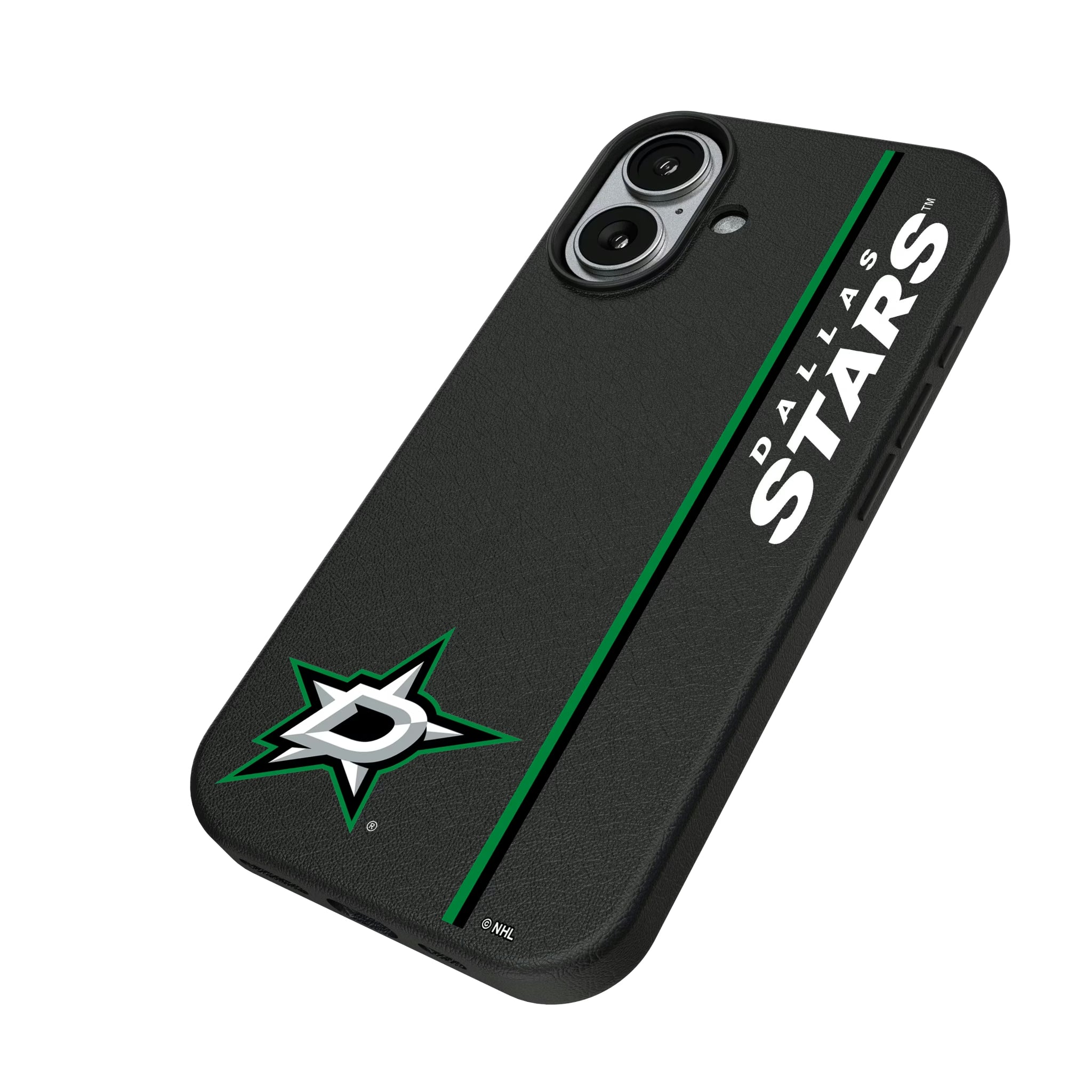 Dallas Stars Sidebar iPhone MagSafe Compatible Phone Case for Apple iPhone - Isometric View#Device_iPhone 17