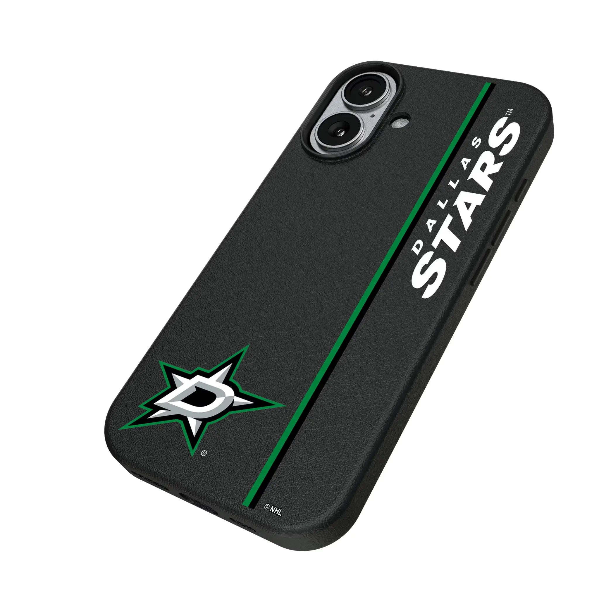 Dallas Stars Sidebar iPhone MagSafe Compatible Phone Case for Apple iPhone - Isometric View#Device_iPhone 17