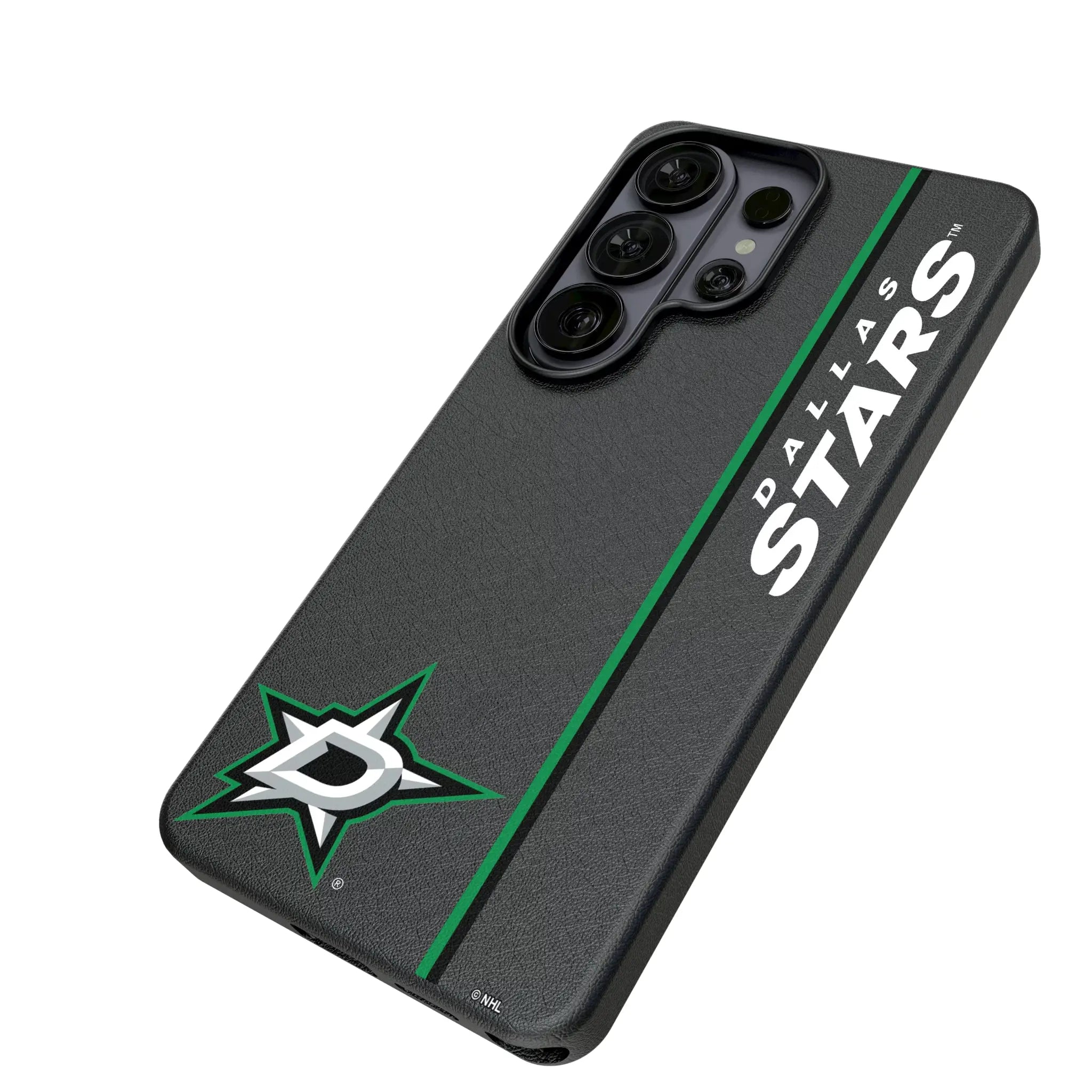Dallas Stars Sidebar Galaxy MagSafe Compatible Phone Case for Samsung Galaxy - Isometric View#Device_Galaxy S26 Ultra