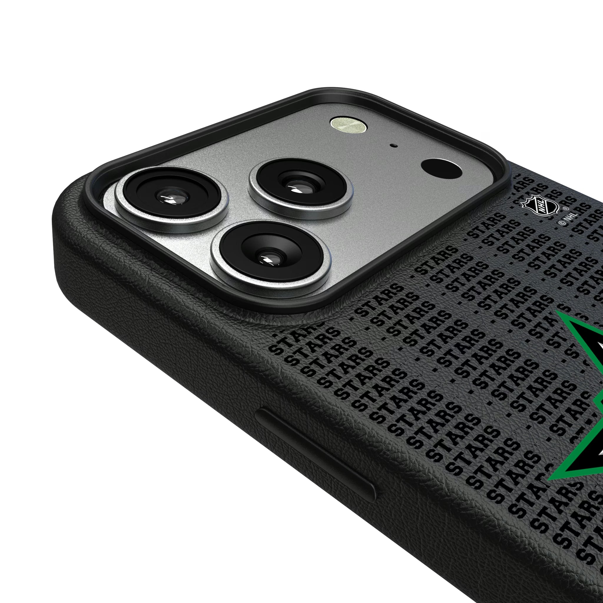 Dallas Stars Text Backdrop iPhone MagSafe Compatible Phone Case for Apple iPhone - Detail#Device_iPhone 17 Pro