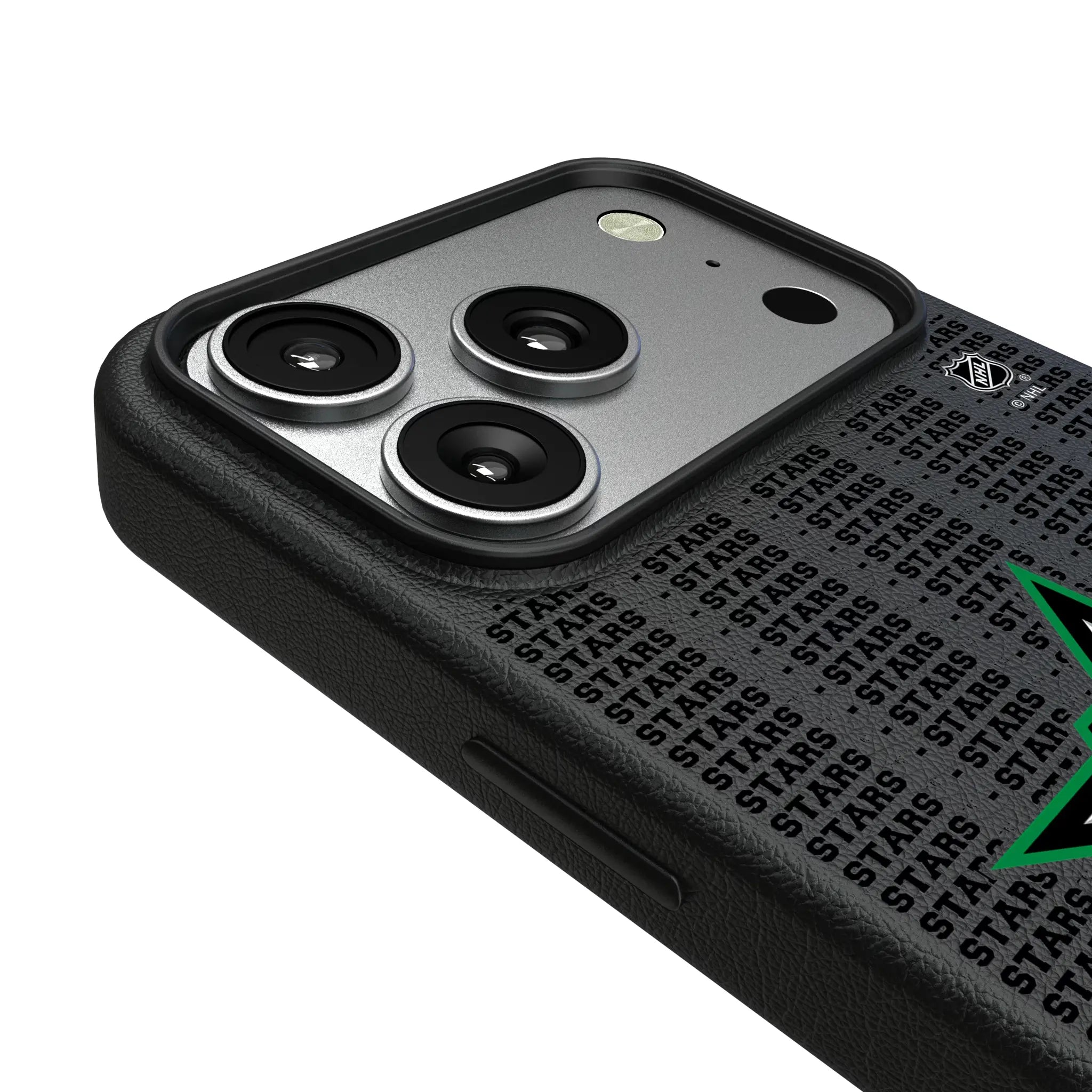 Dallas Stars Text Backdrop iPhone MagSafe Compatible Phone Case for Apple iPhone - Detail#Device_iPhone 17 Pro