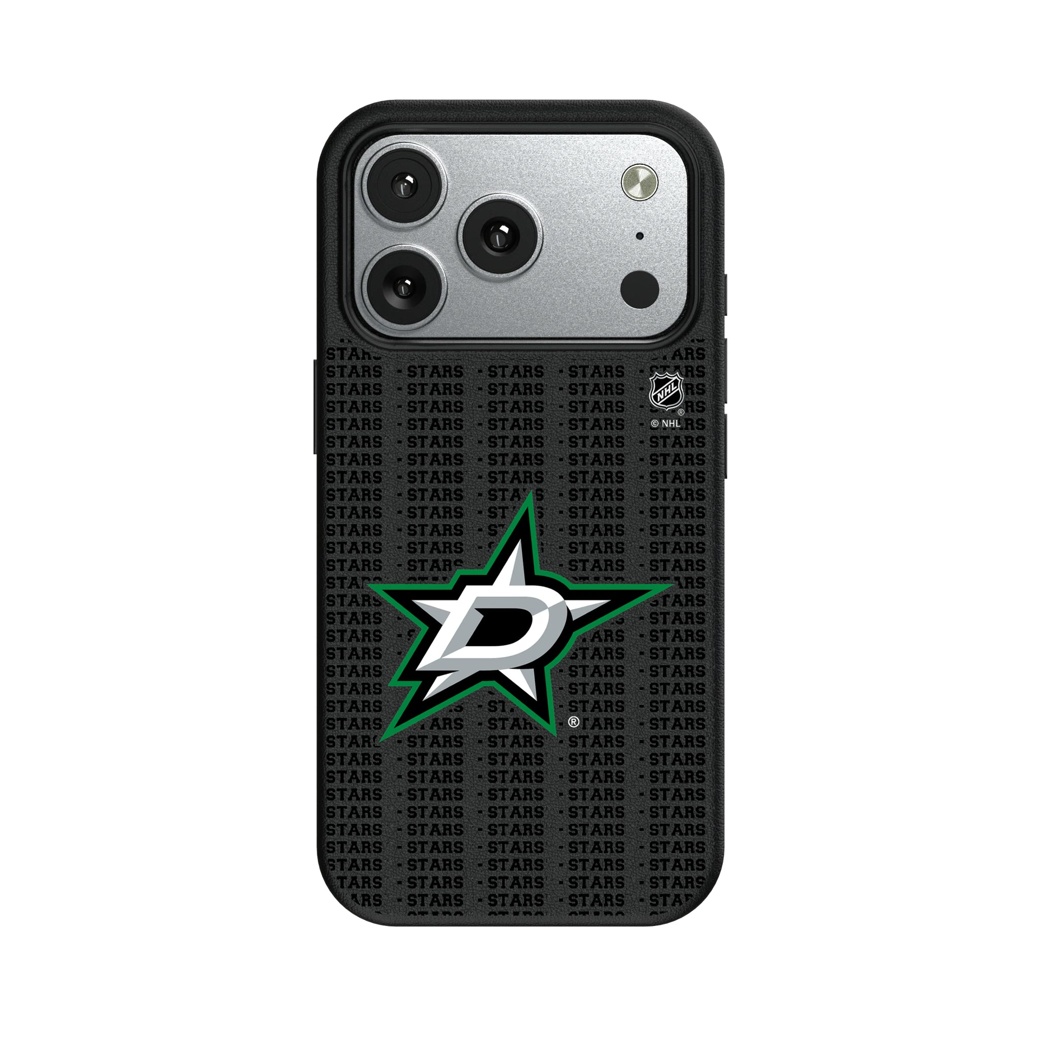 Dallas Stars Text Backdrop iPhone MagSafe Compatible Phone Case for Apple iPhone#Device_iPhone 17 Pro