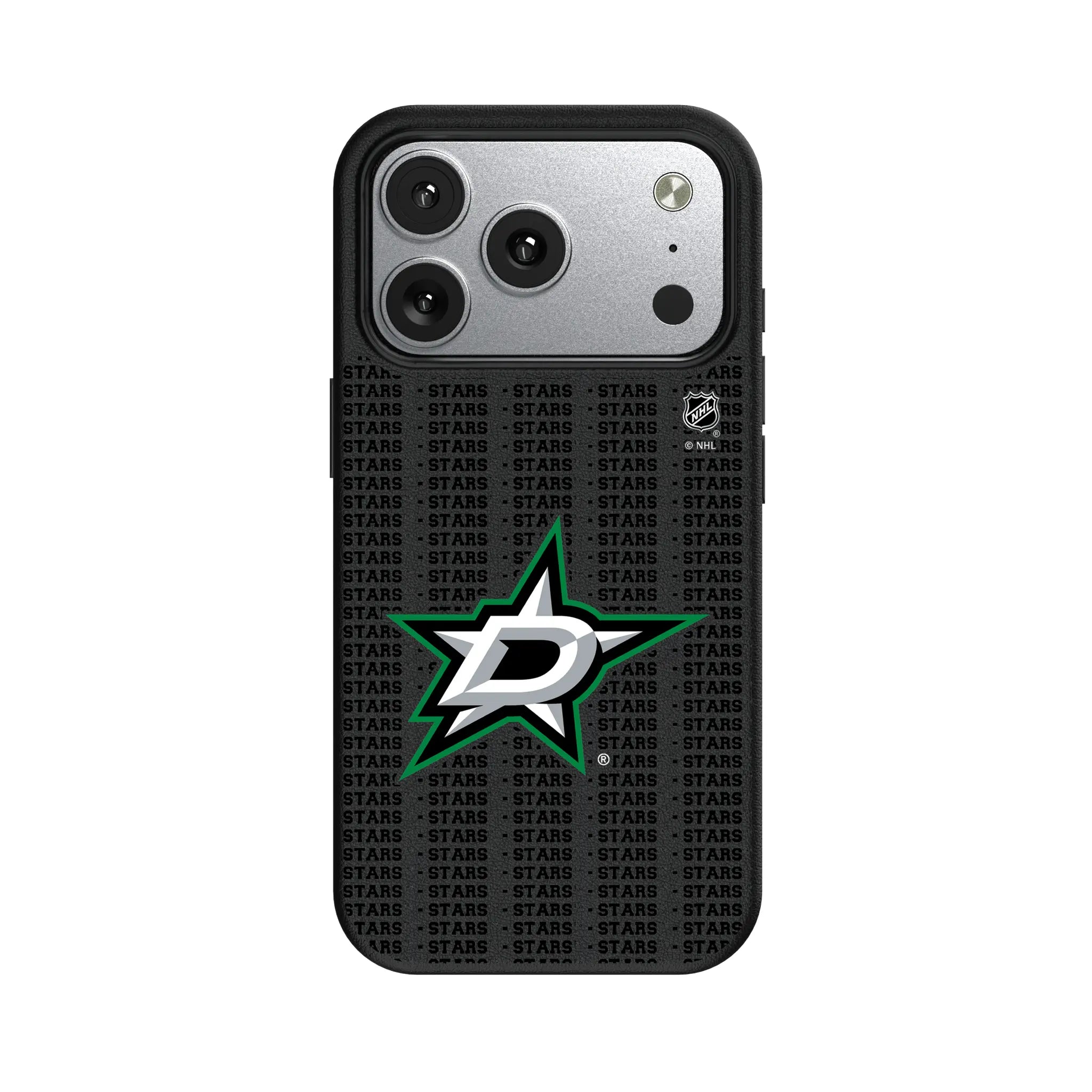 Dallas Stars Text Backdrop iPhone MagSafe Compatible Phone Case for Apple iPhone#Device_iPhone 17 Pro