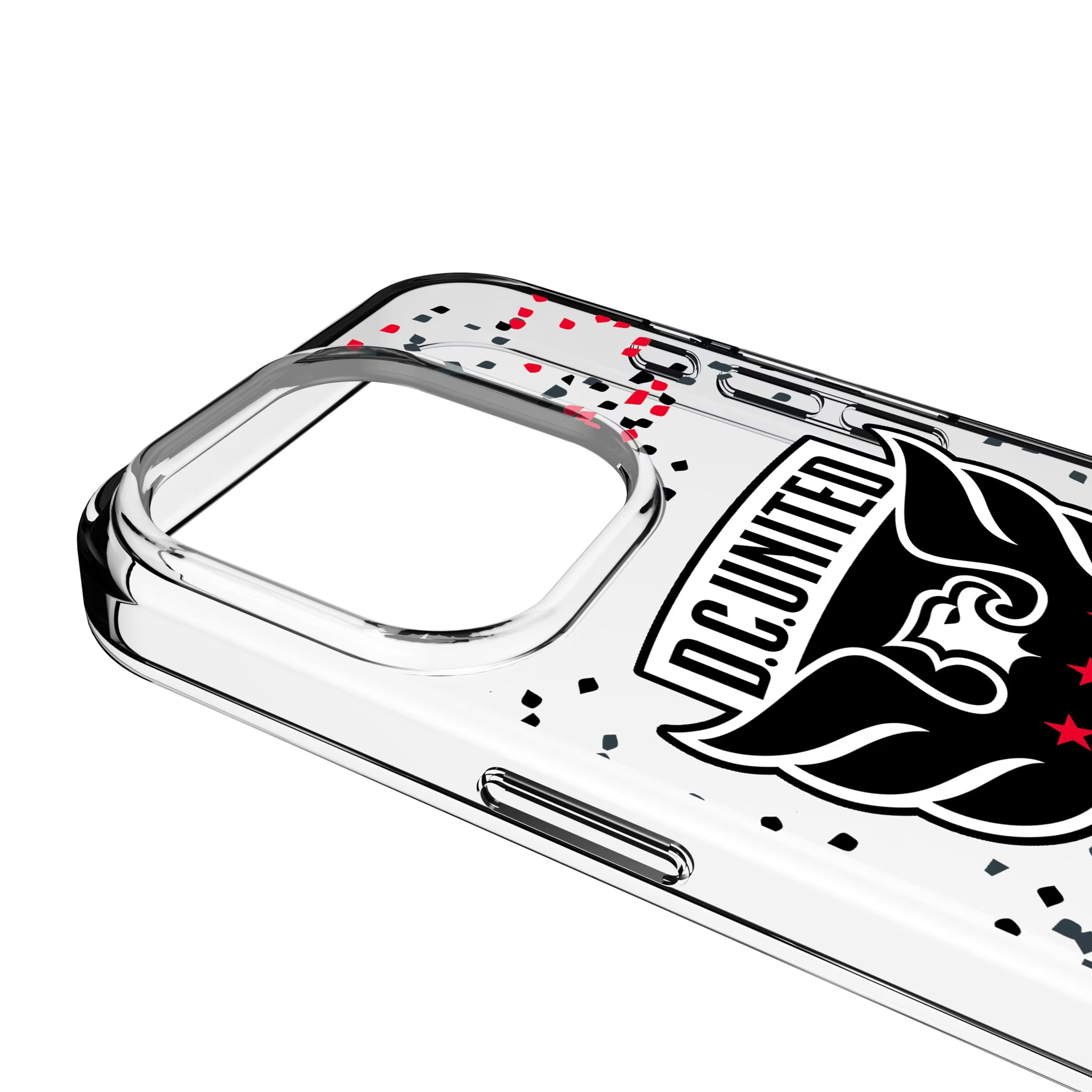 DC United Confetti iPhone Clear Phone Case for Apple iPhone - Detail