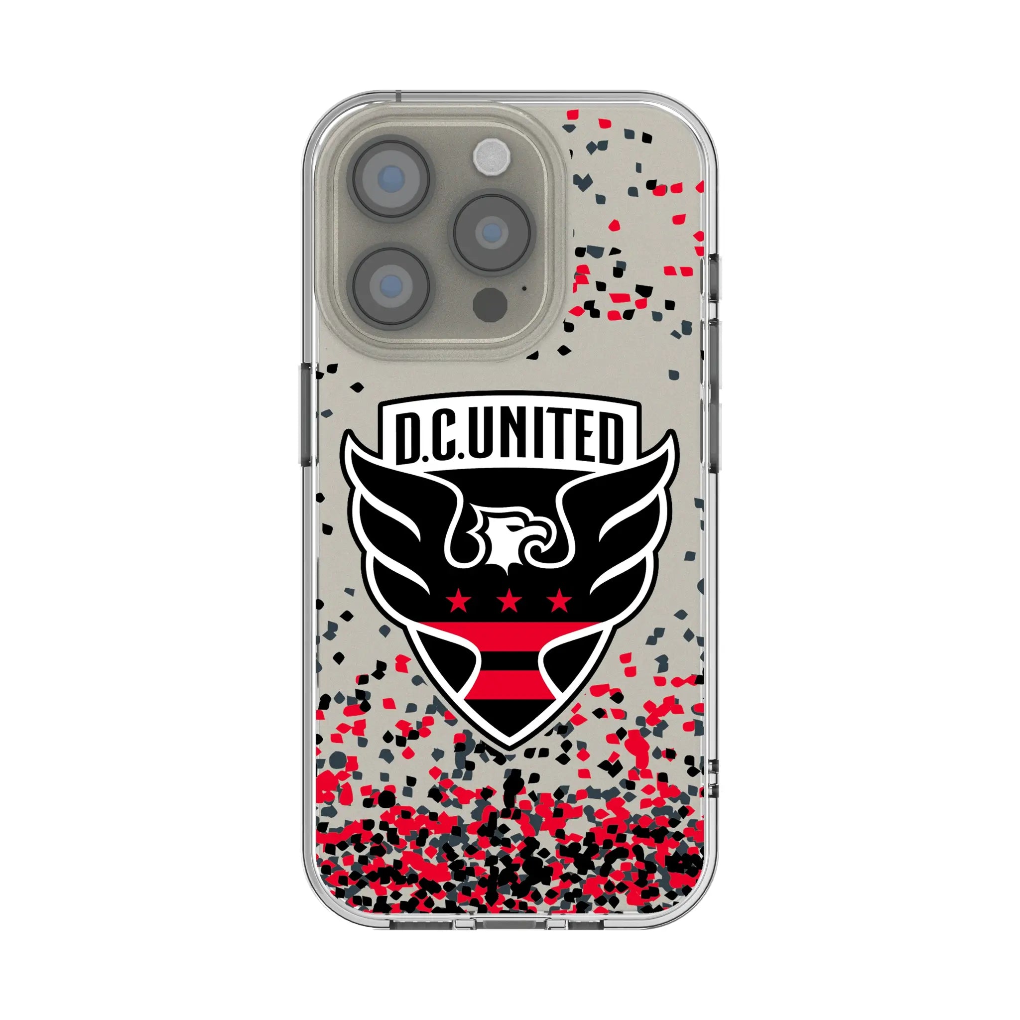 DC United Confetti iPhone Clear Phone Case for Apple iPhone