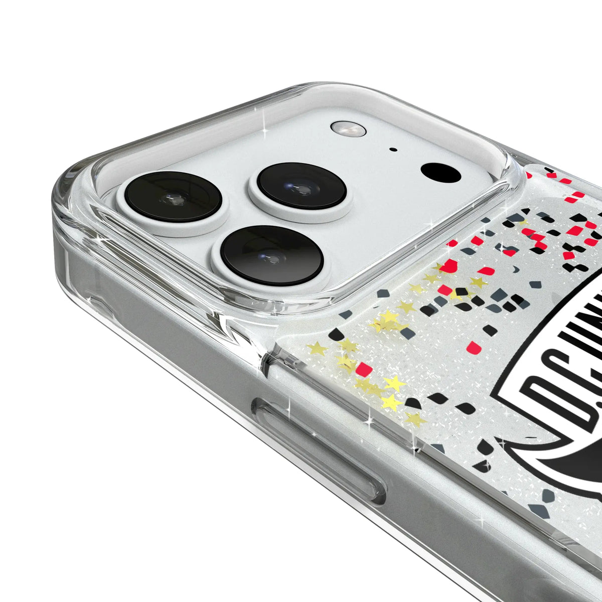 DC United Confetti iPhone Glitter Phone Case for Apple iPhone - Detail#Device_iPhone 18 Pro