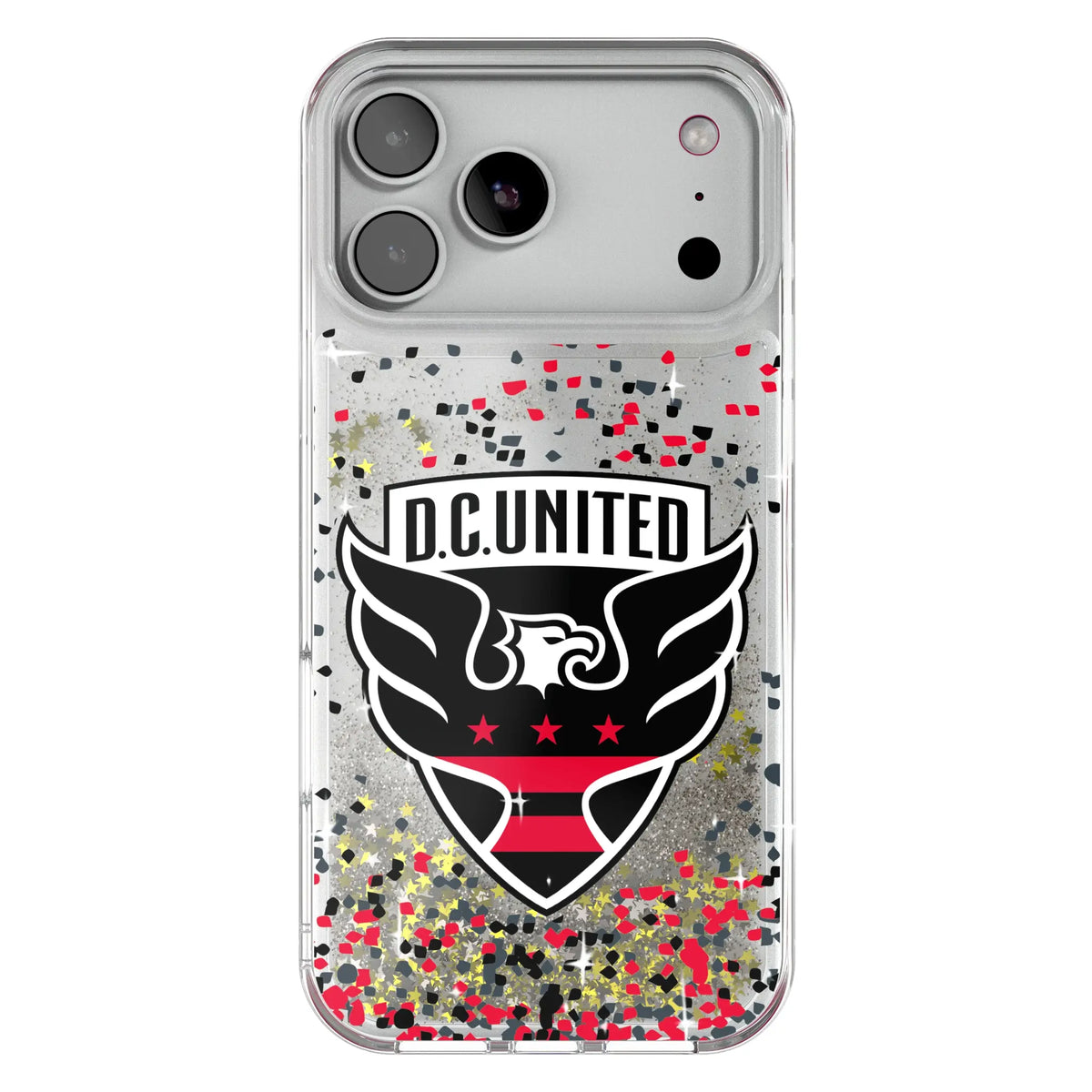 DC United Confetti Glitter Phone Case for Apple iPhone