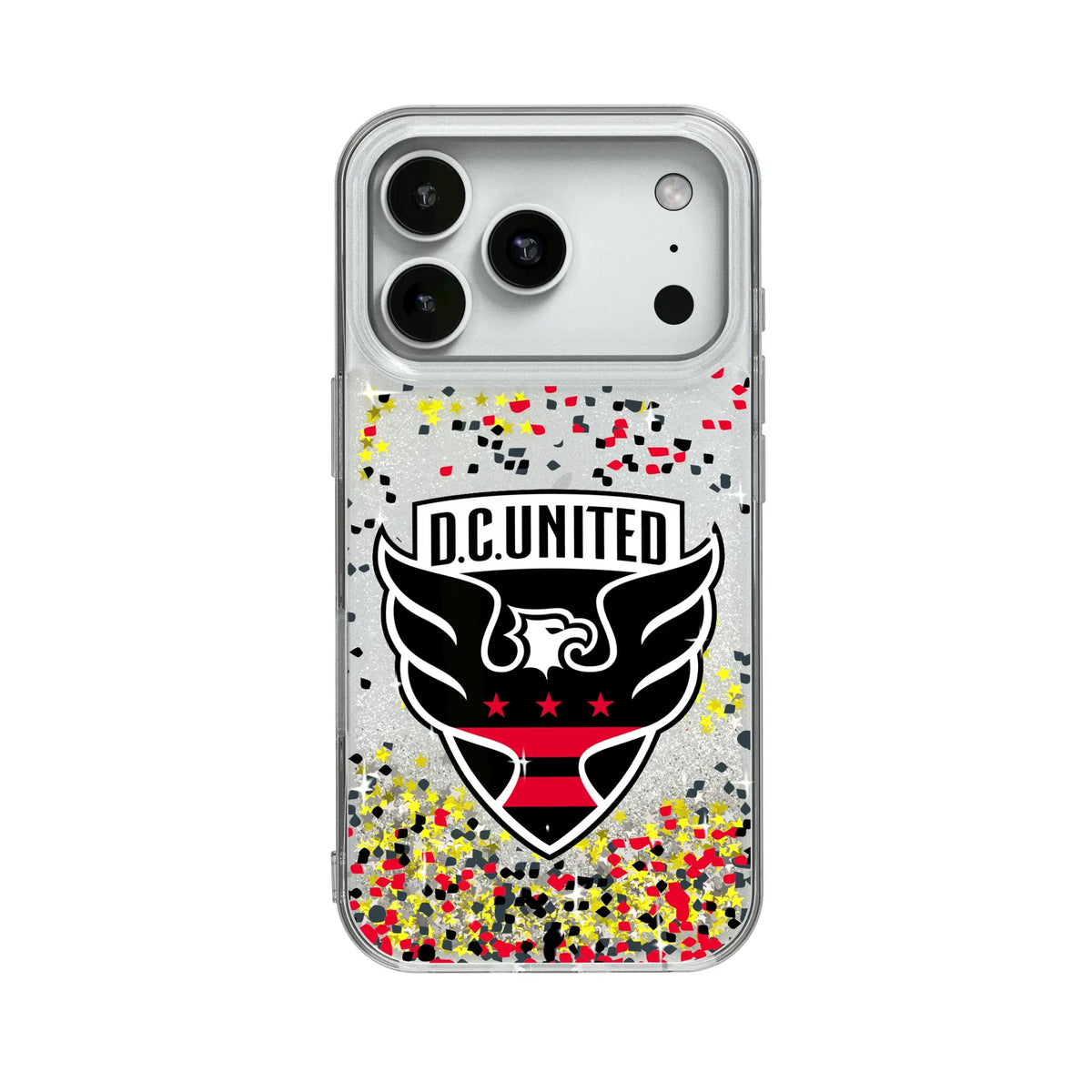 DC United Confetti Glitter Phone Case for Apple iPhone