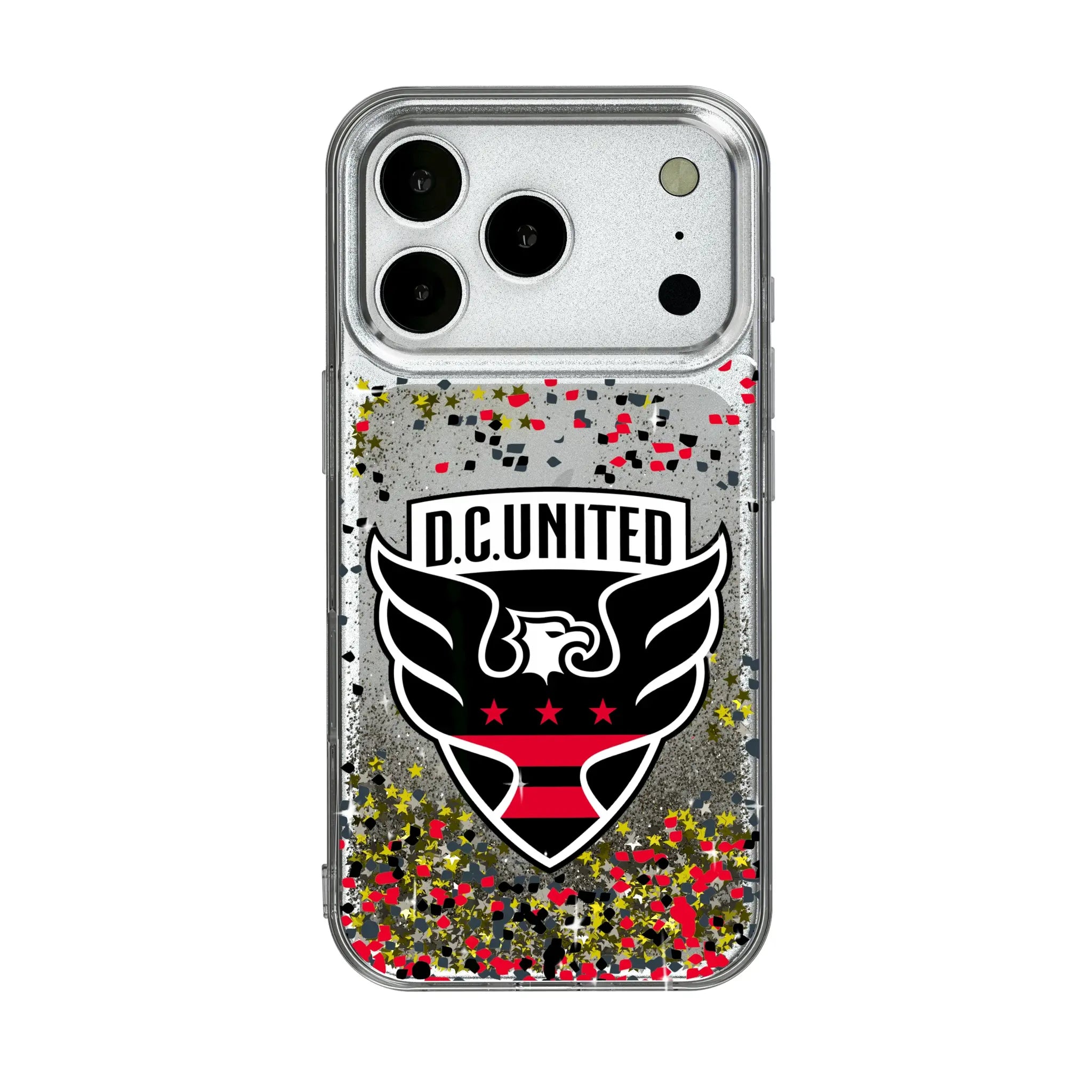 DC United Confetti iPhone Glitter Phone Case for Apple iPhone