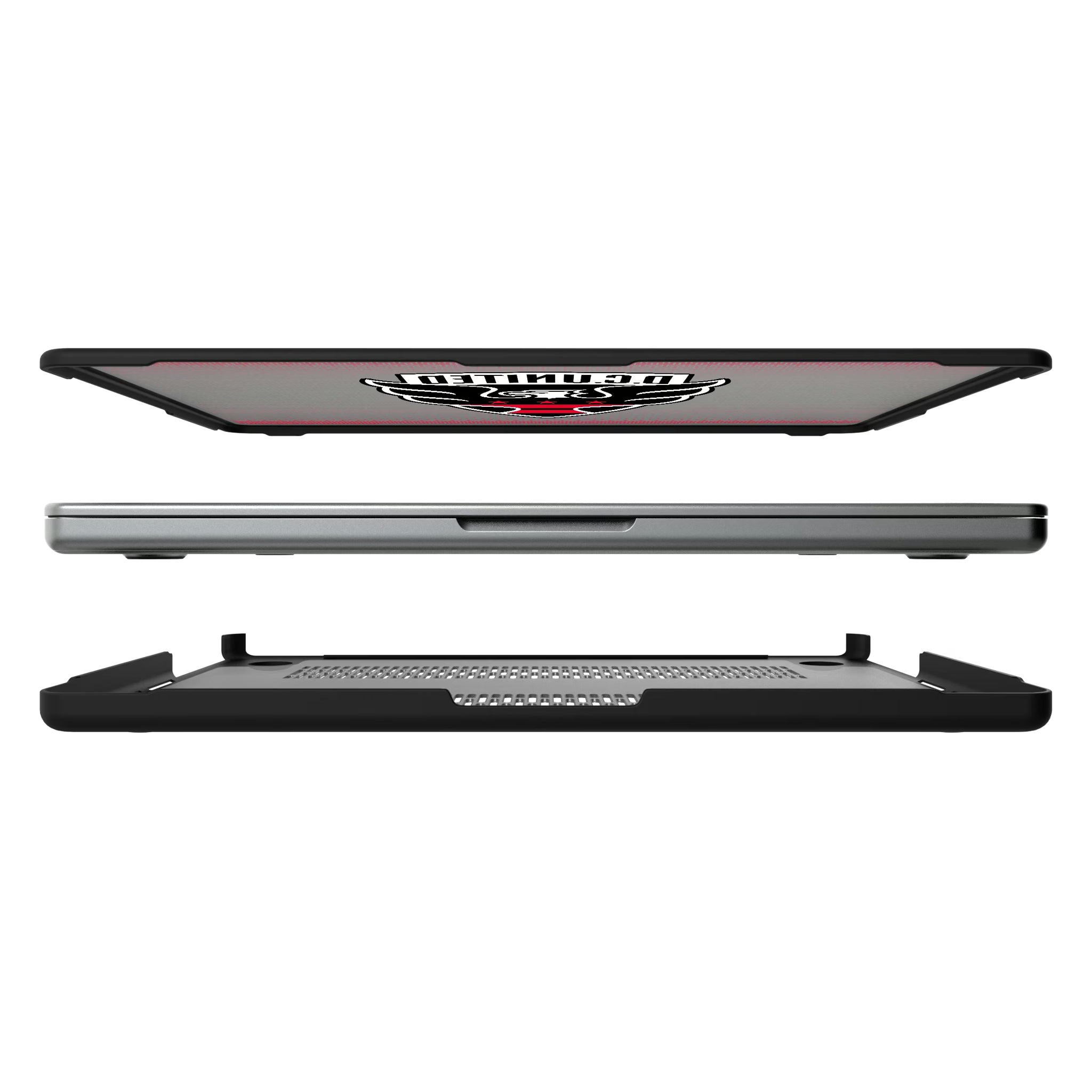 DC United Linen MacBook Laptop Case for Apple MacBook#Device_MacBook Pro (14-inch, 2021) / MacBook Pro (14-inch, 2023) / MacBook Pro (14-inch, 2024)