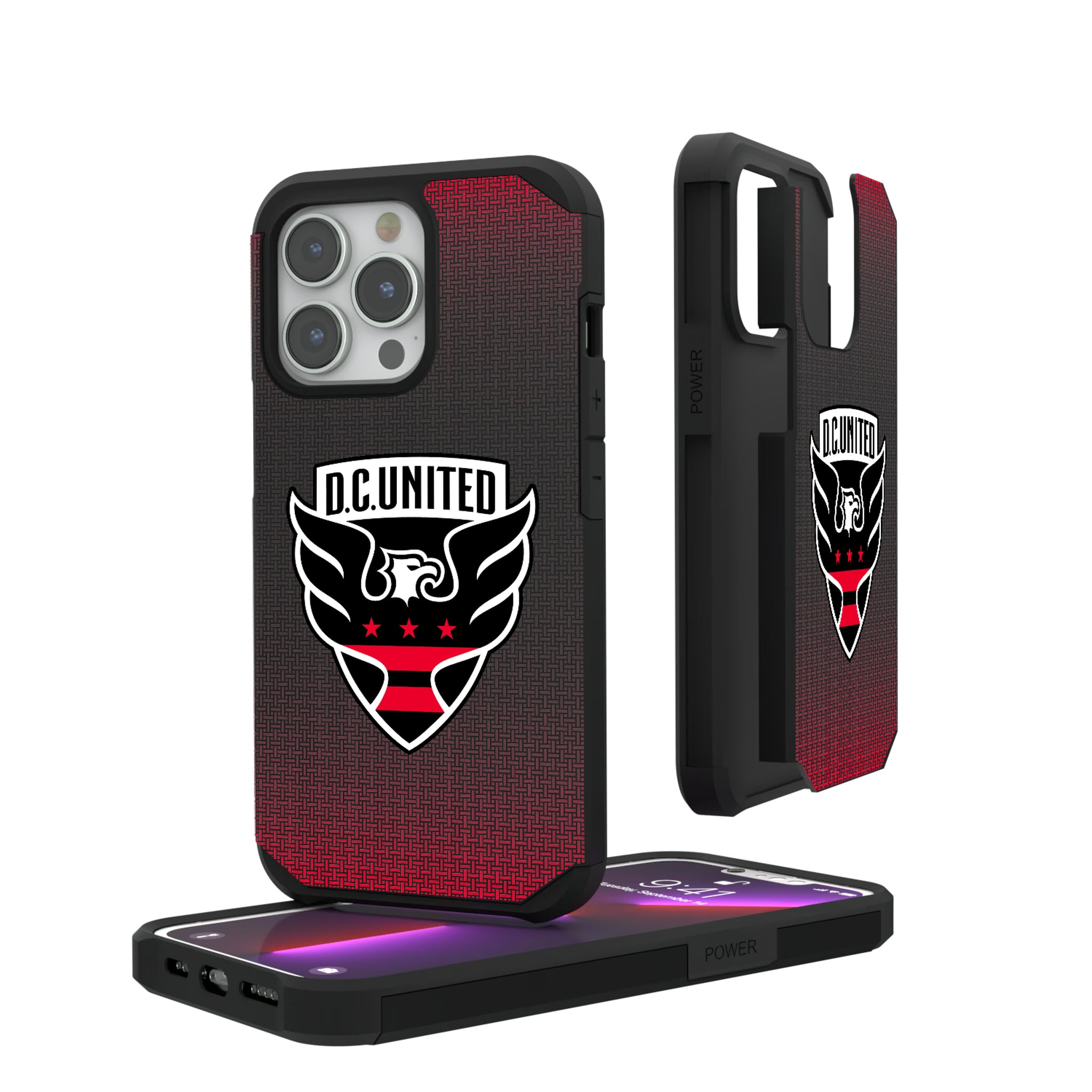 DC United Linen iPhone Rugged Phone Case for Apple iPhone#Device_iPhone 13 Pro