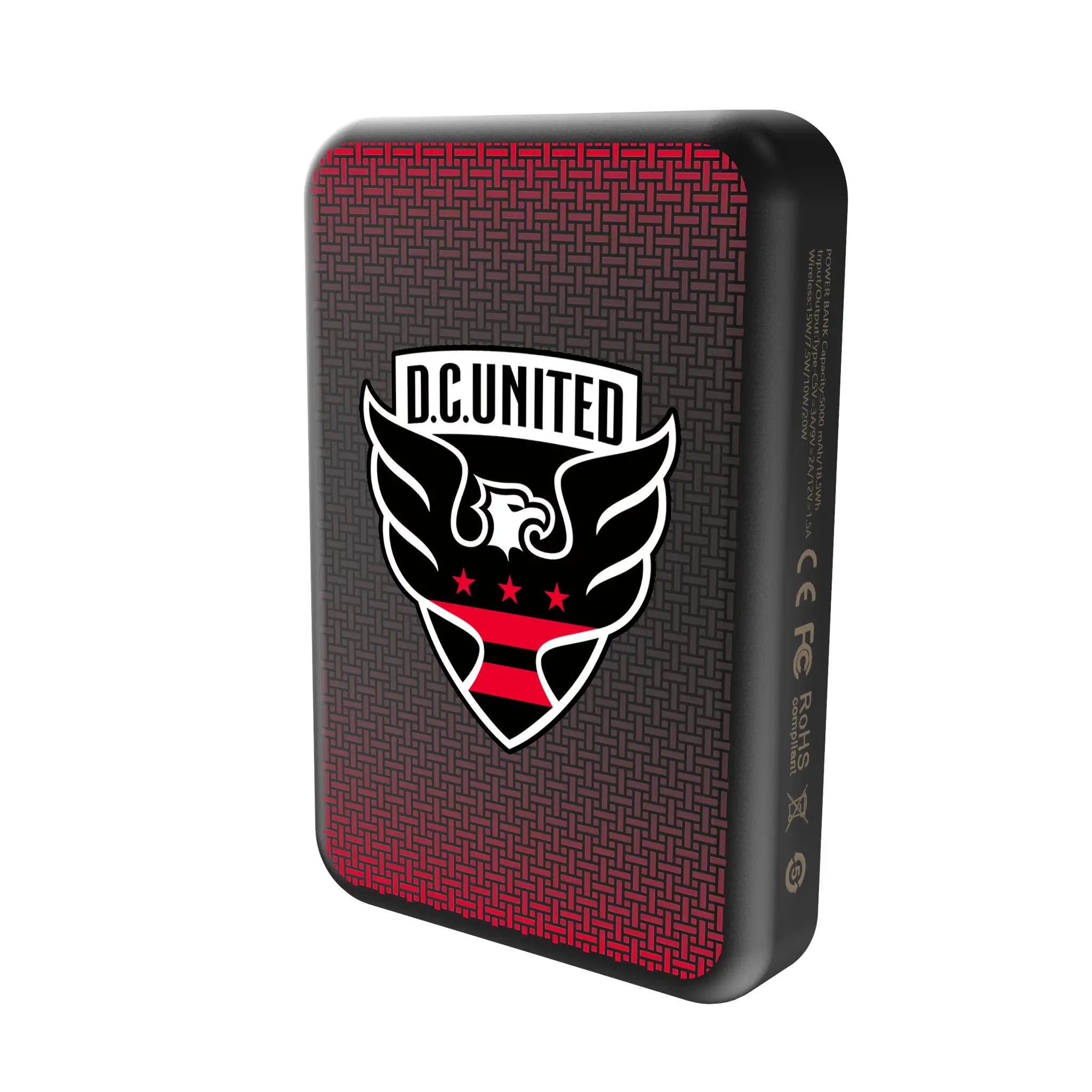 DC United Linen Wireless Mag Power Bank