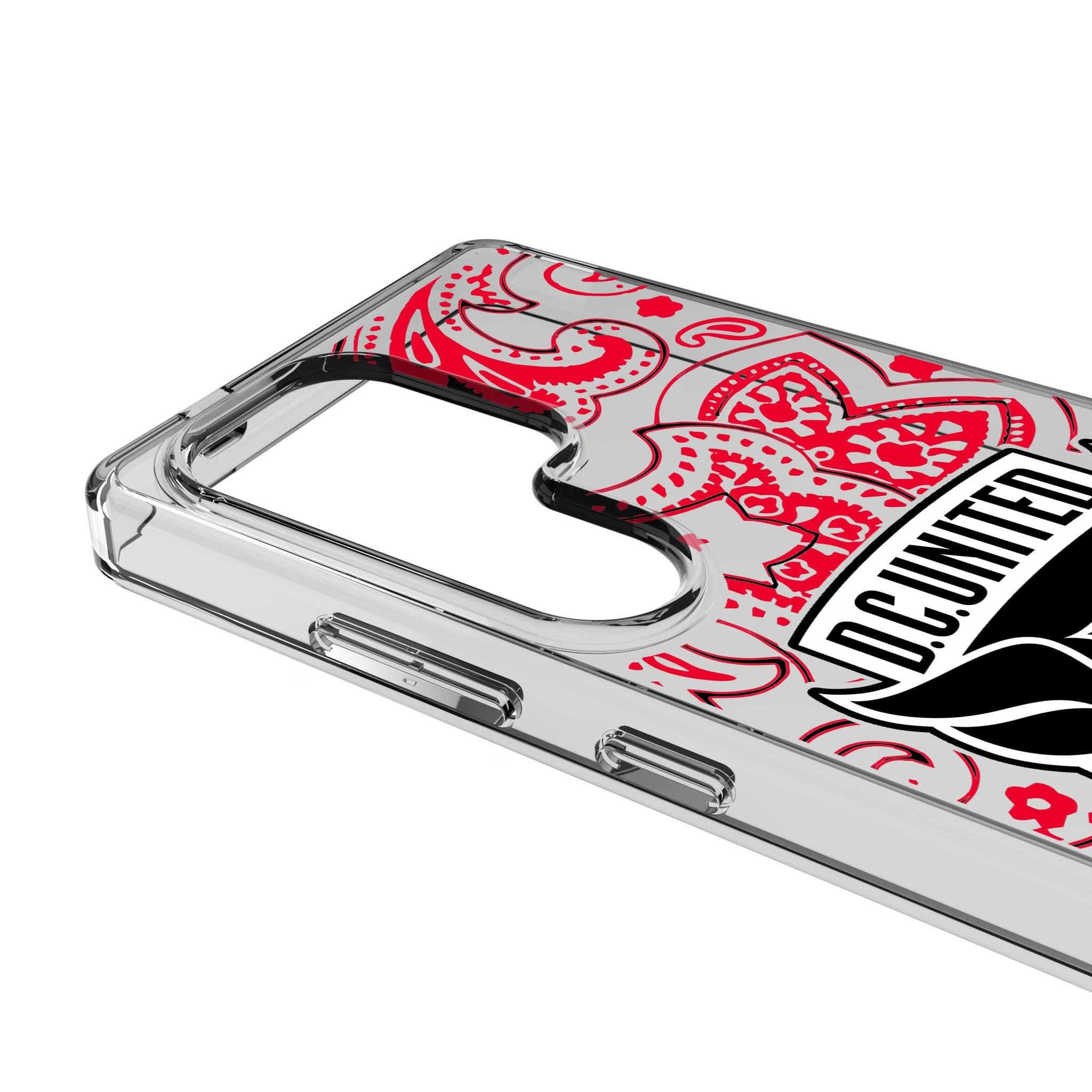 DC United Paisley Galaxy Clear Phone Case for Samsung Galaxy - Detail