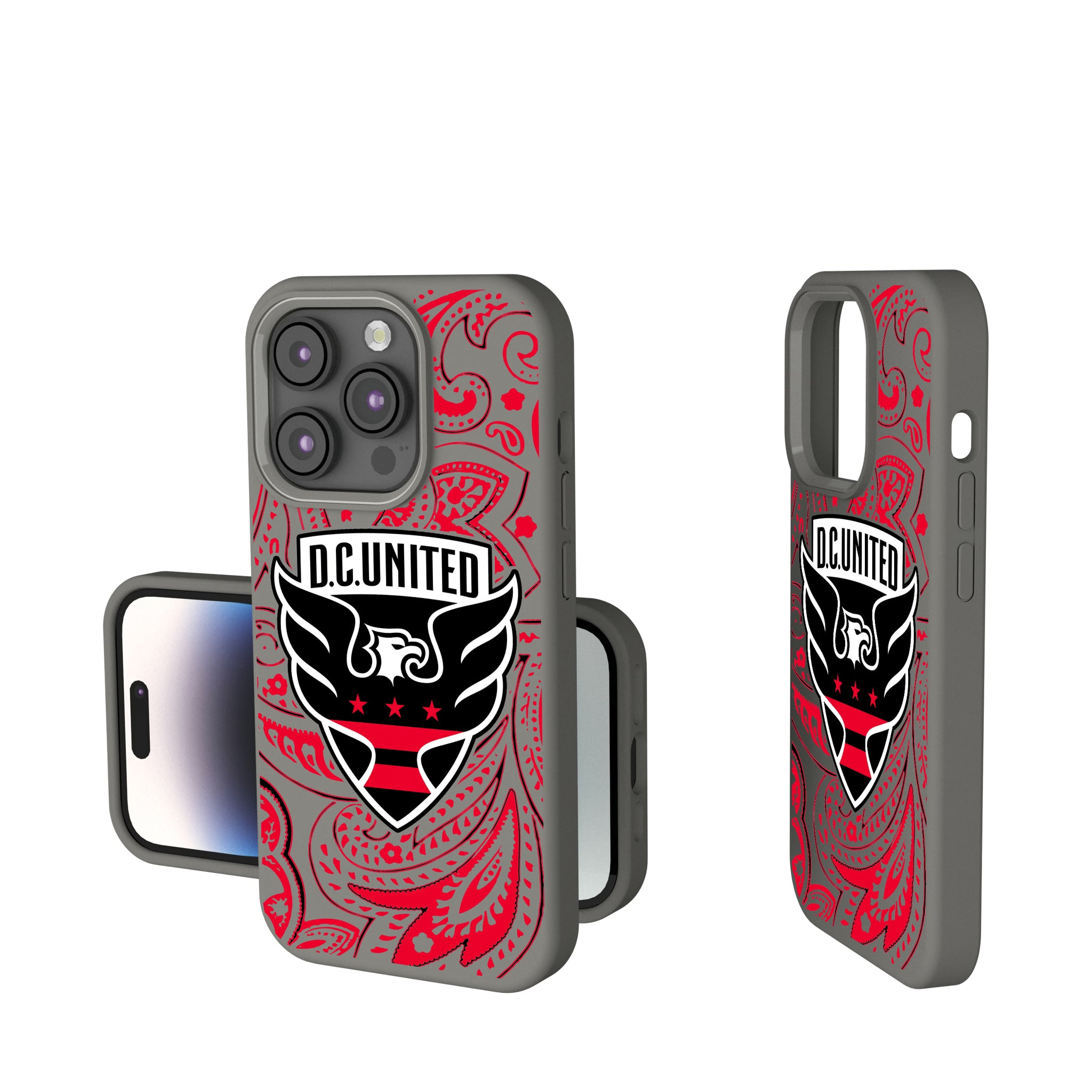 DC United Paisley iPhone Soft Touch Phone Case for Apple iPhone