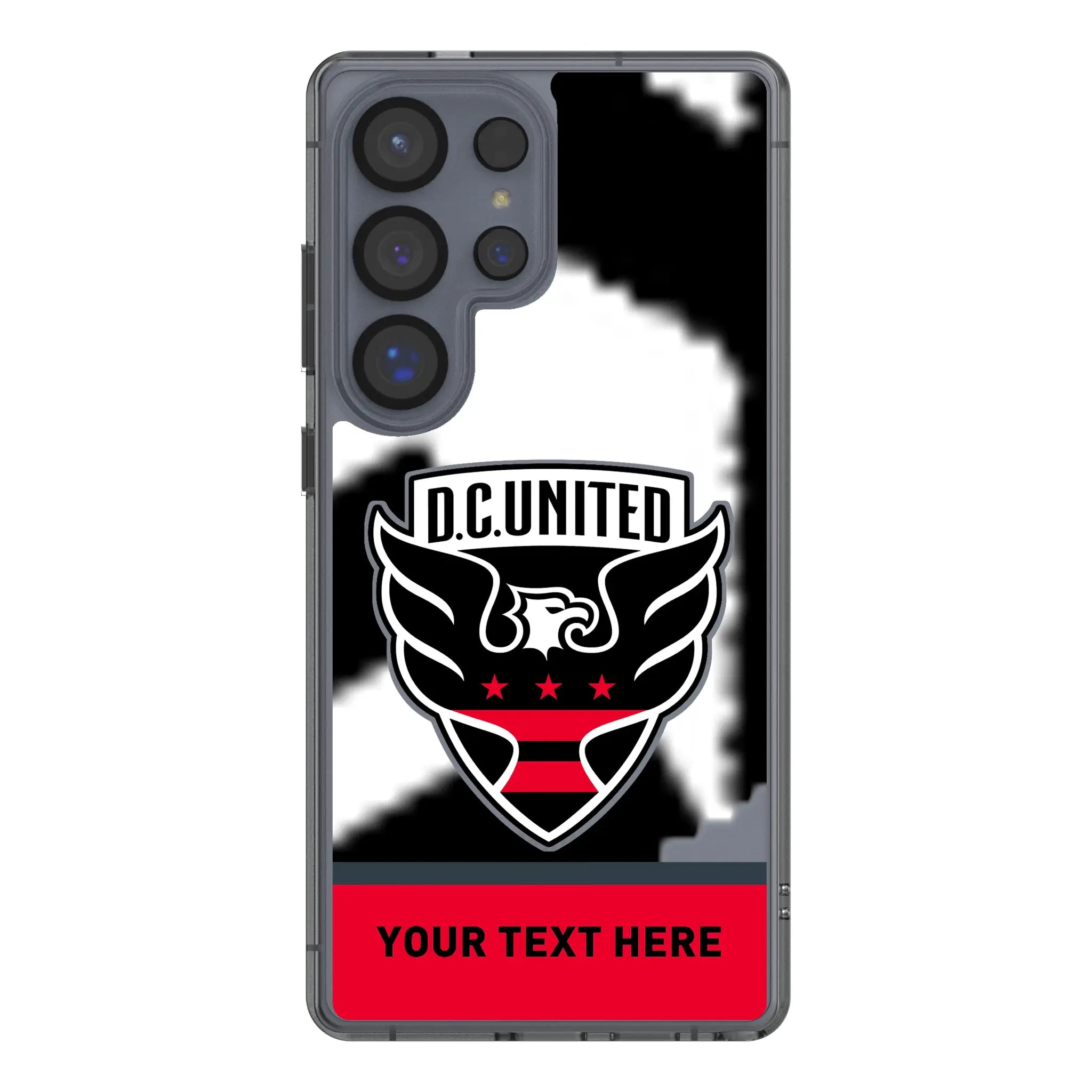 DC United Personalized EndZone Plus Galaxy Clear Phone Case for Samsung Galaxy