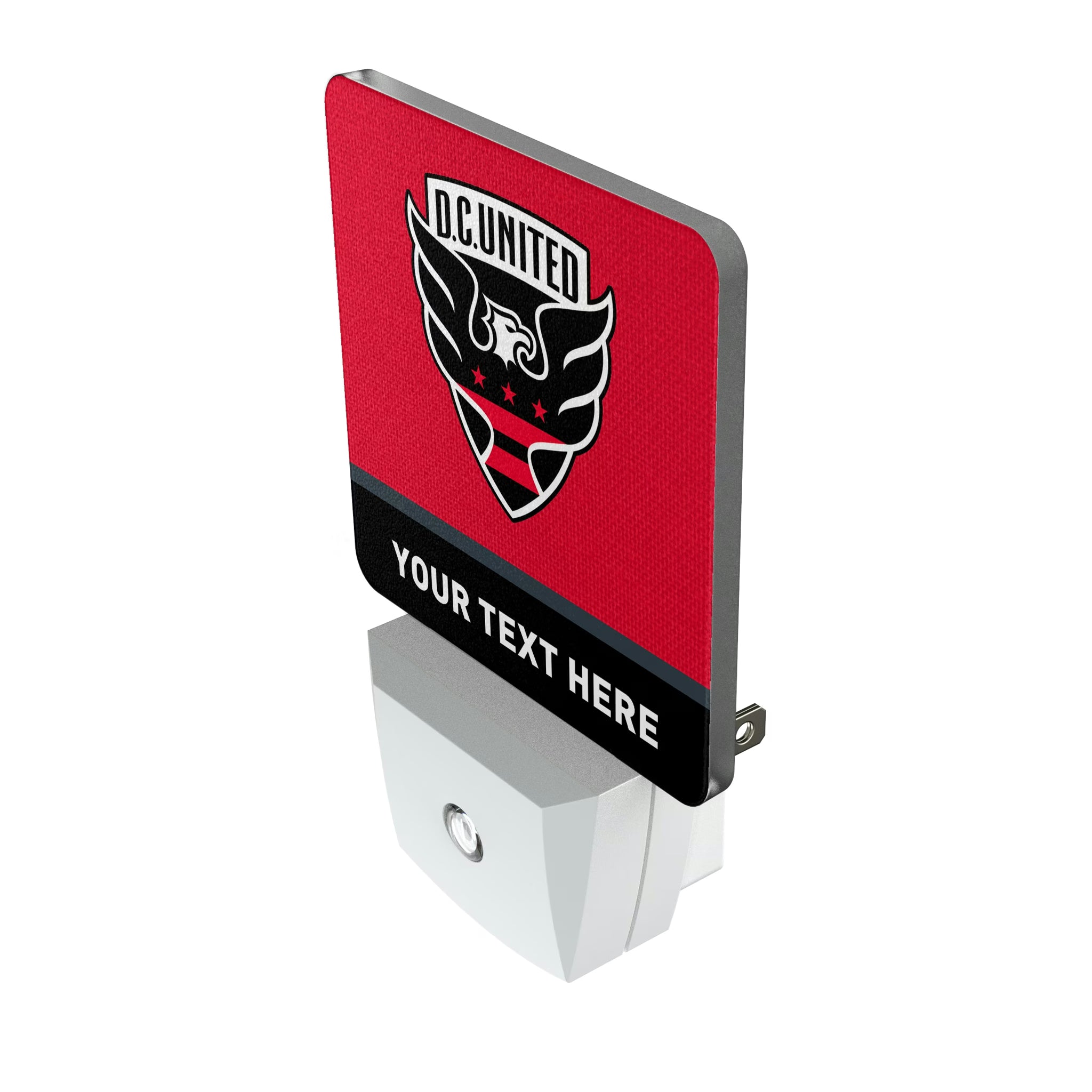 DC United Personalized Endzone Solid Night Light 2-Pack - Isometric View