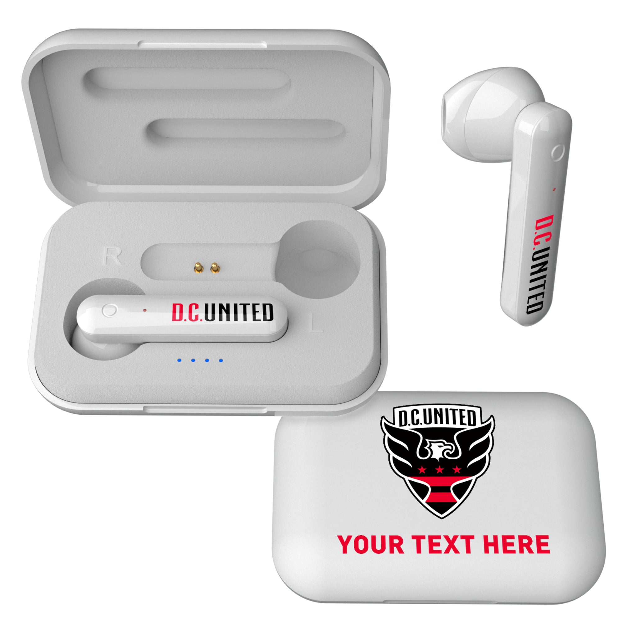 DC United Personalized Insignia Wireless TWS Earbuds