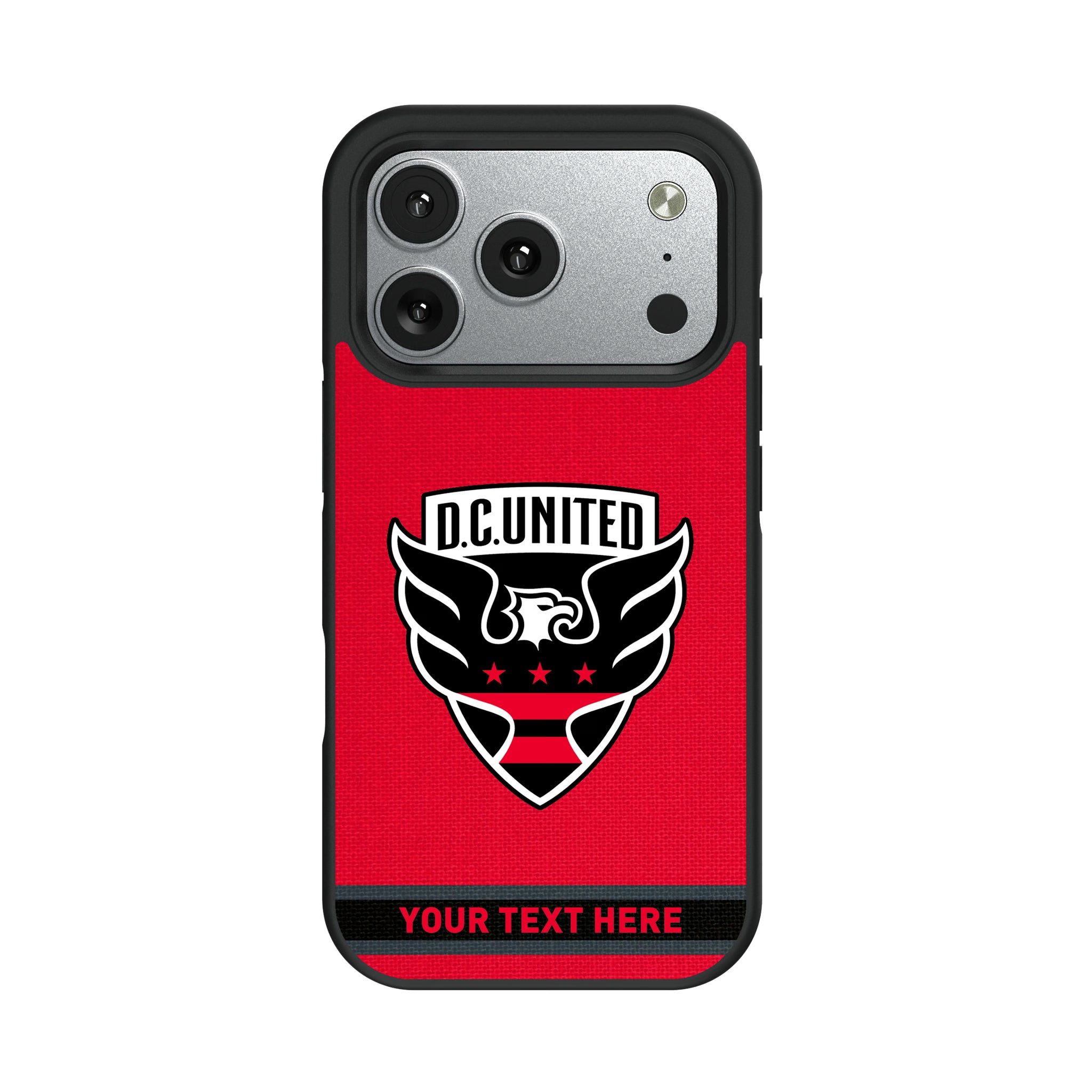 DC United Personalized Stripe iPhone Bump Phone Case for Apple iPhone#Device_iPhone 17 Pro