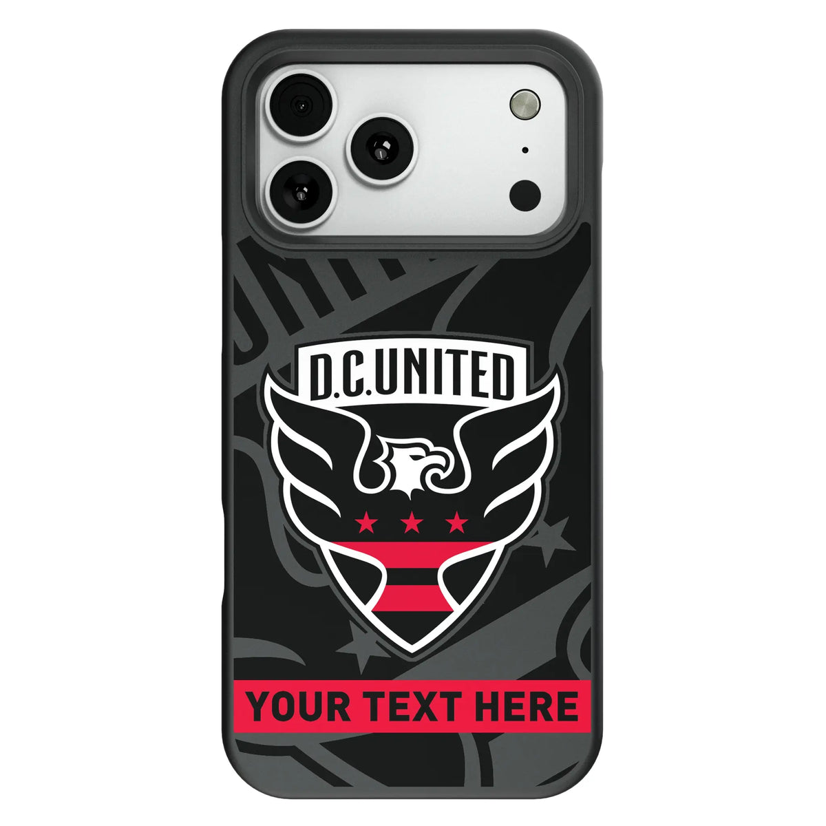 DC United Personalized Tilt Bump Phone Case for Apple iPhone