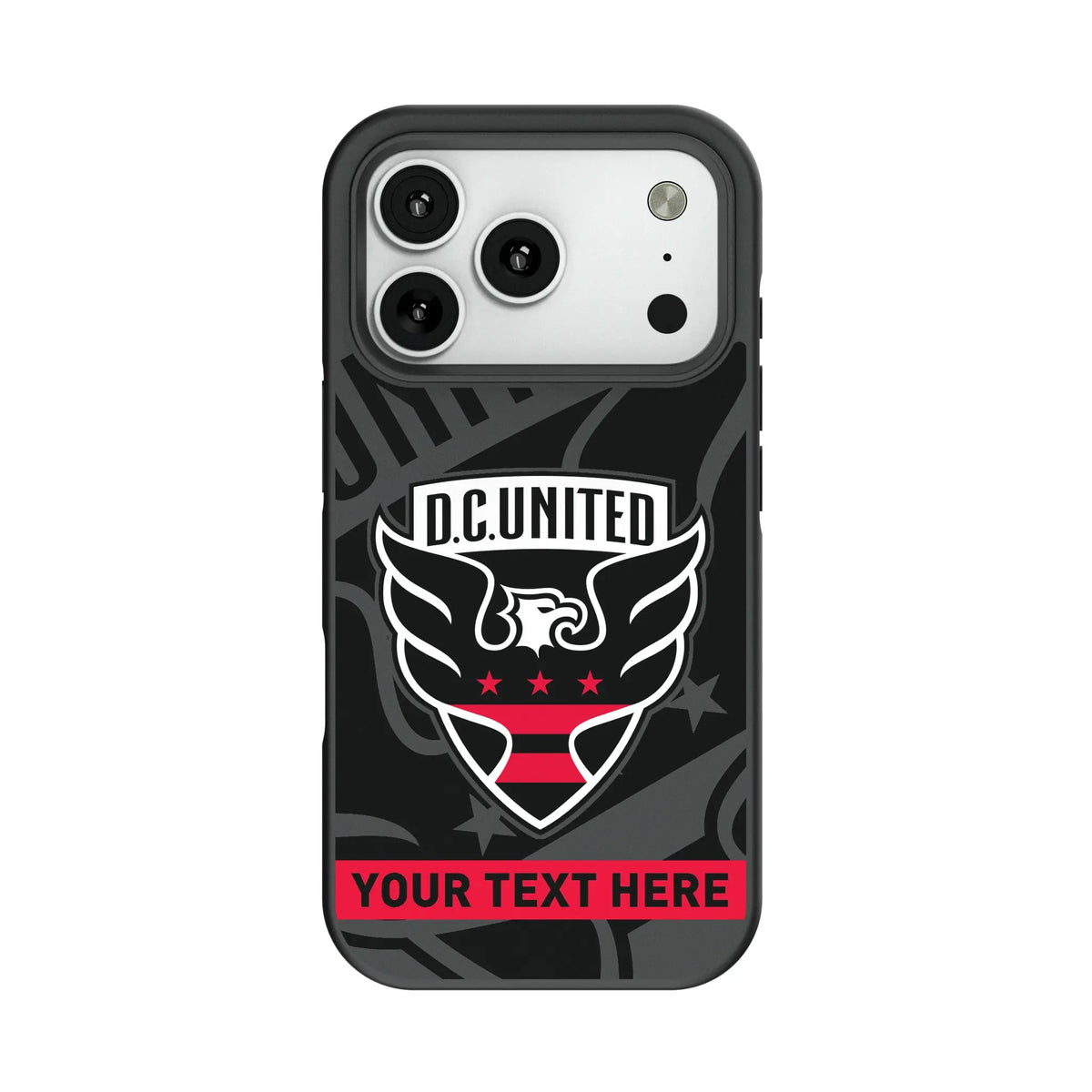DC United Personalized Tilt Bump Phone Case for Apple iPhone