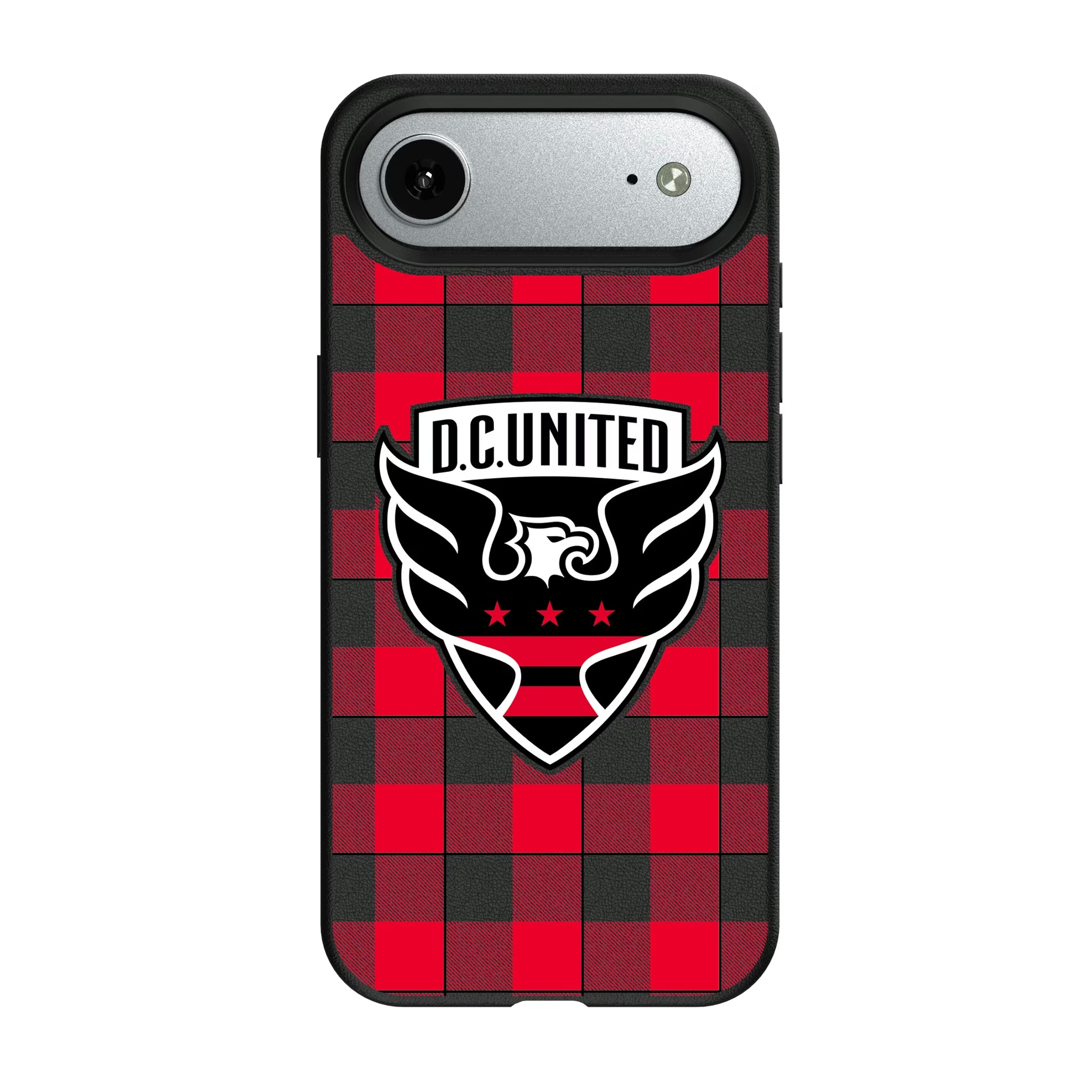 DC United Plaid iPhone MagSafe Compatible Phone Case for Apple iPhone#Device_iPhone Air