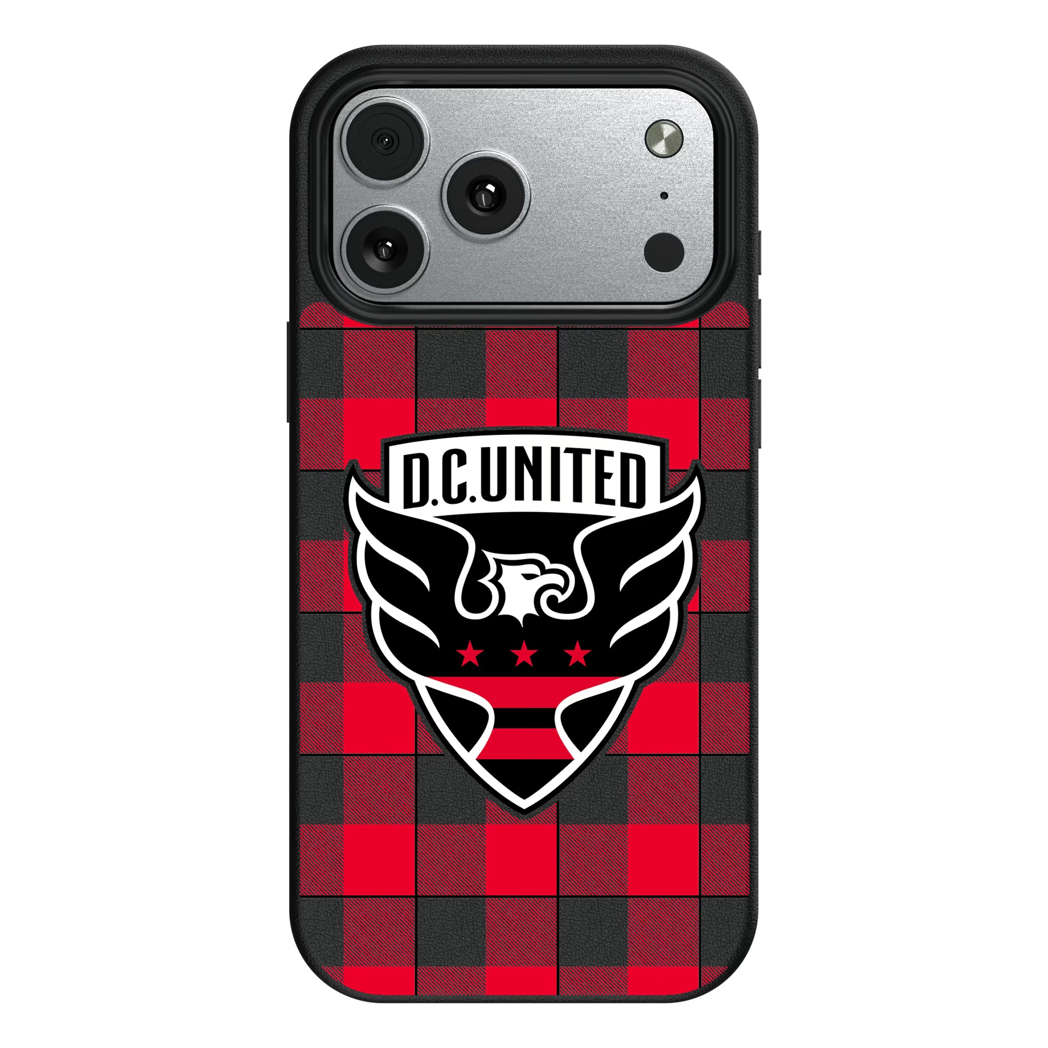 DC United Plaid iPhone MagSafe Compatible Phone Case for Apple iPhone#Device_iPhone 17 Pro Max