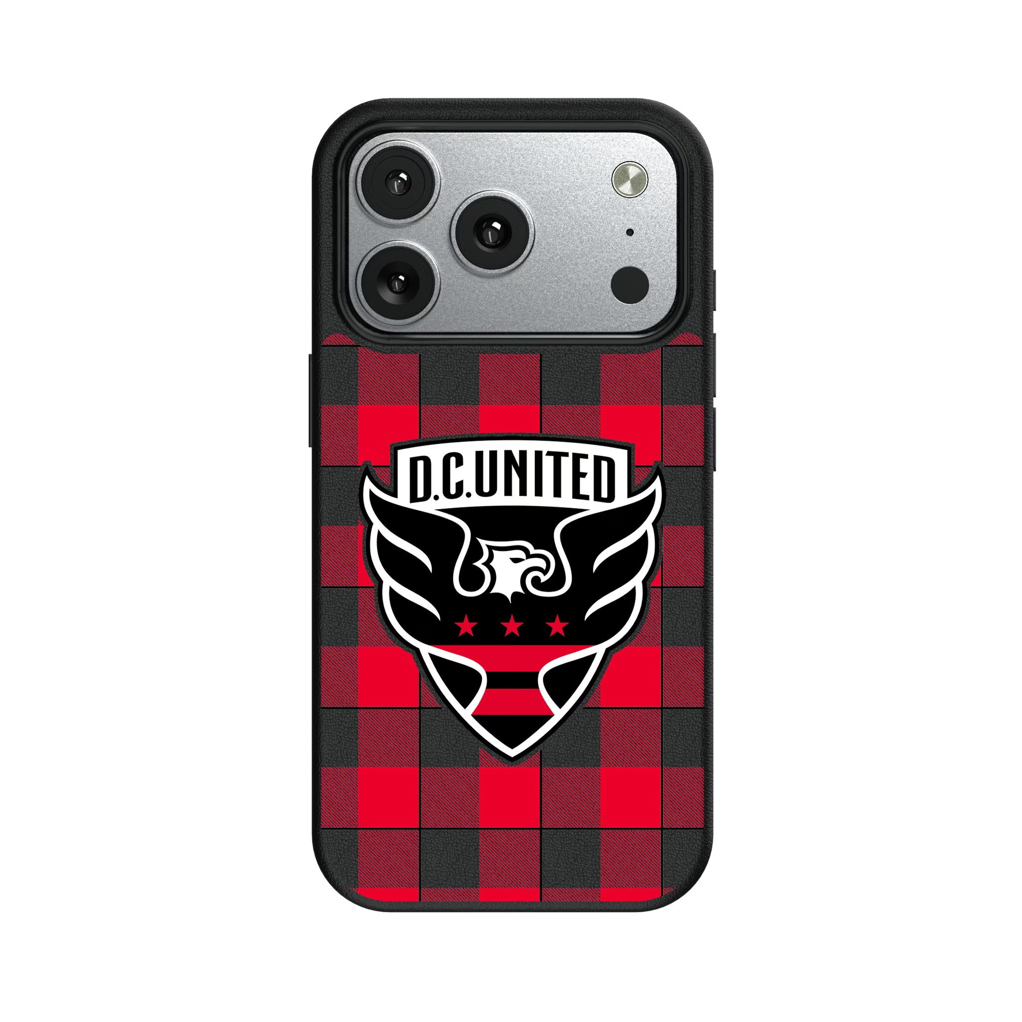 DC United Plaid iPhone MagSafe Compatible Phone Case for Apple iPhone#Device_iPhone 17 Pro