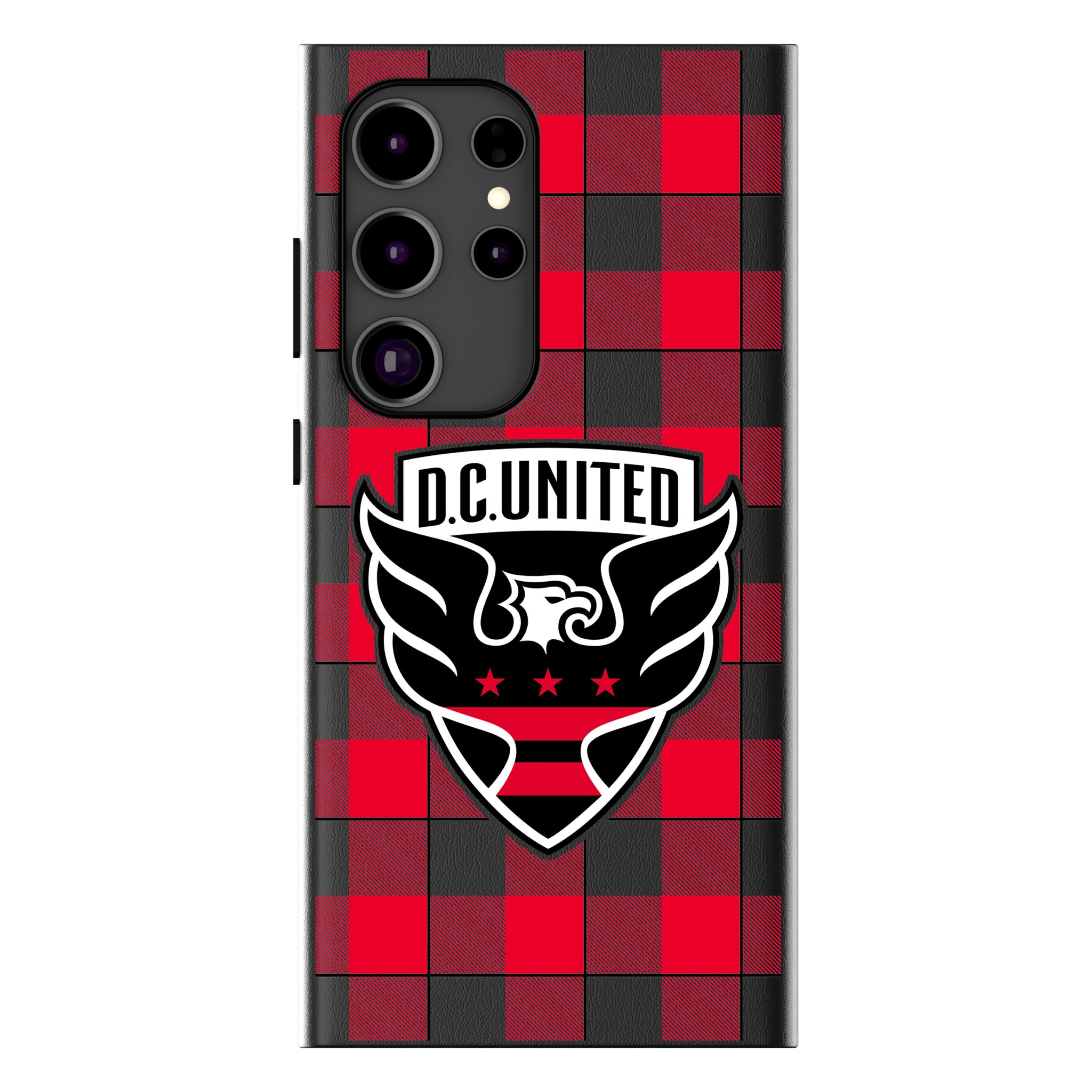 DC United Plaid Galaxy MagSafe Compatible Phone Case for Samsung Galaxy