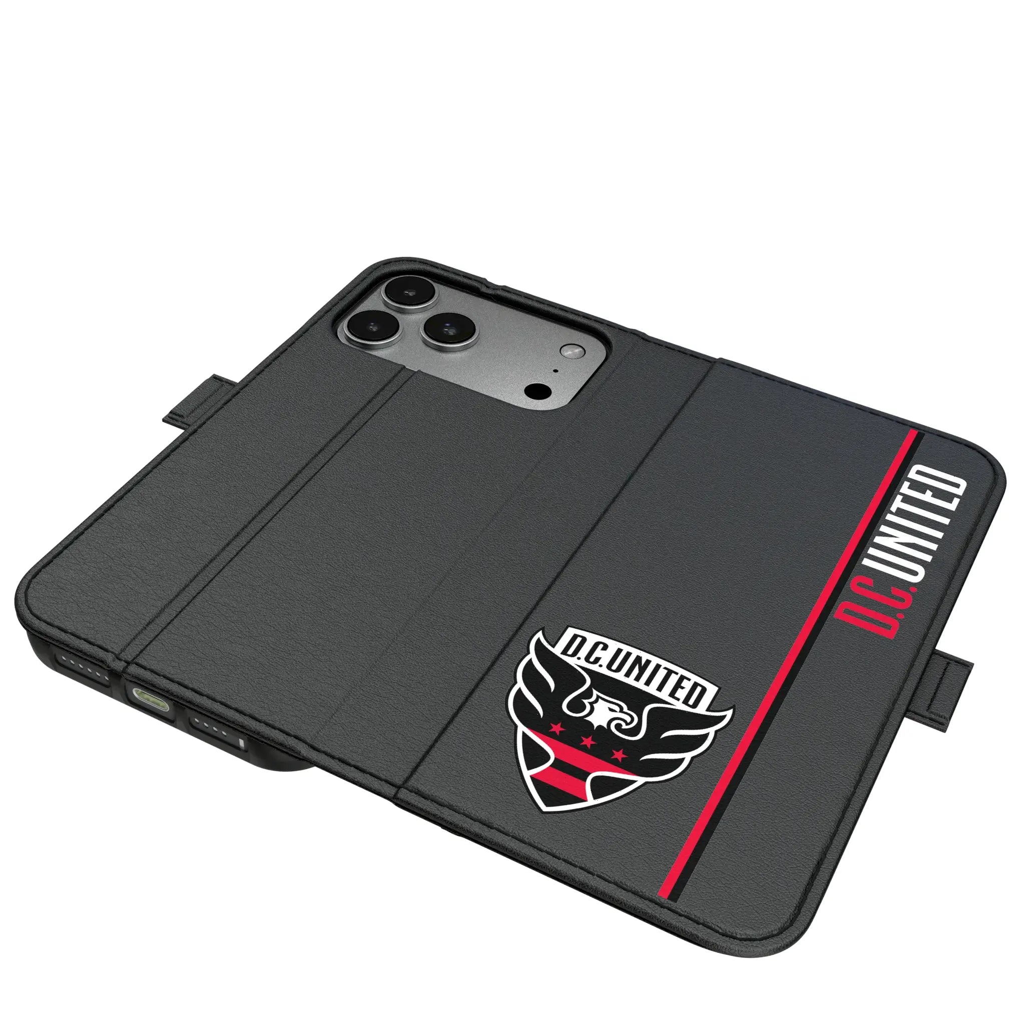 DC United Sidebar iPhone Folio Phone Case for Apple iPhone#Device_iPhone 17 Pro Max