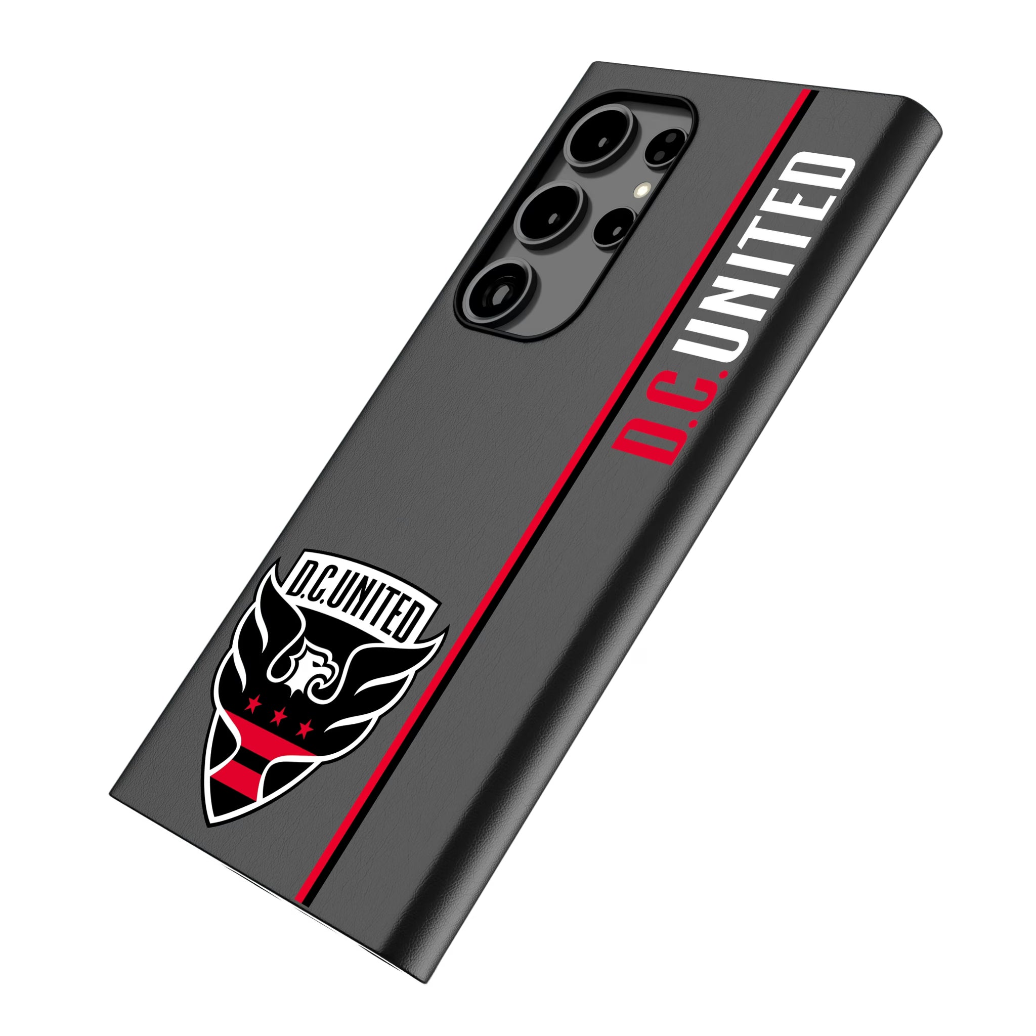 DC United Sidebar Galaxy MagSafe Compatible Phone Case for Samsung Galaxy - Isometric View