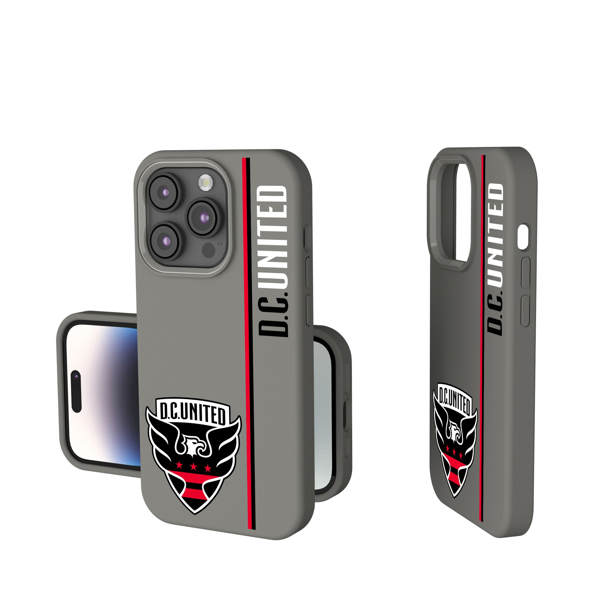 DC United Sidebar iPhone Soft Touch Phone Case for Apple iPhone