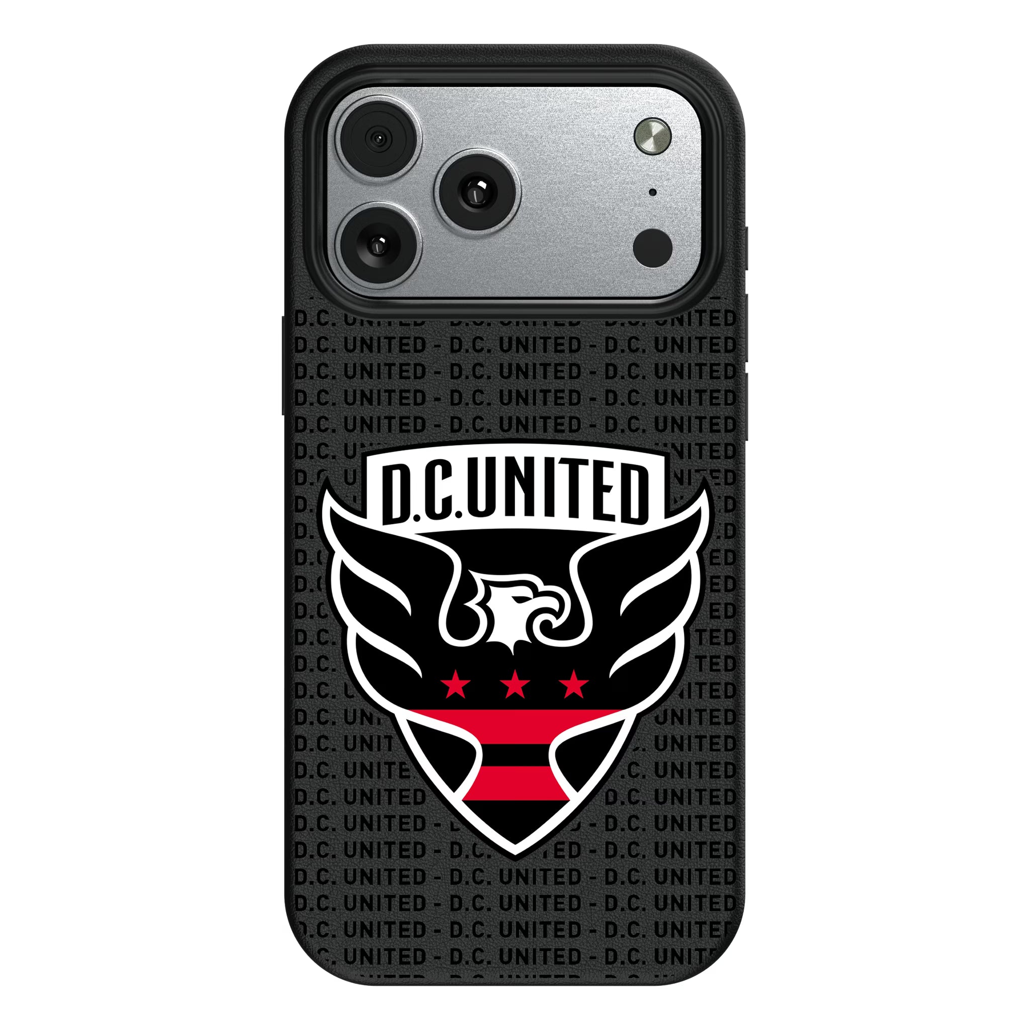 DC United Text Backdrop iPhone MagSafe Compatible Phone Case for Apple iPhone#Device_iPhone 17 Pro Max