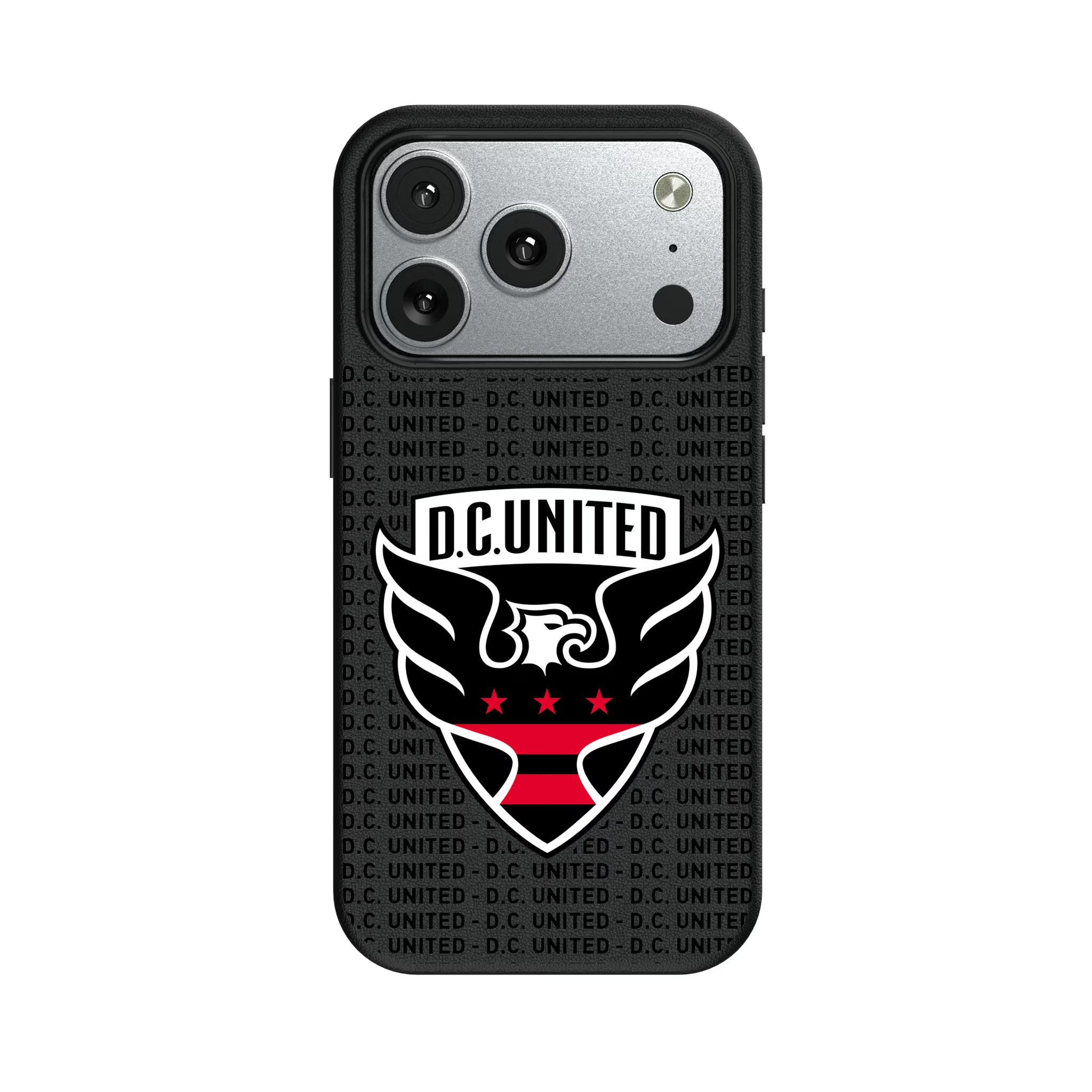 DC United Text Backdrop iPhone MagSafe Compatible Phone Case for Apple iPhone#Device_iPhone 17 Pro
