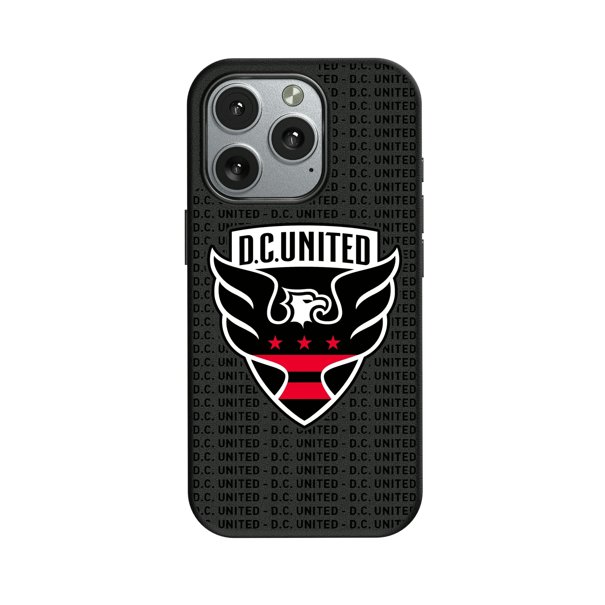 DC United Text Backdrop iPhone MagSafe Compatible Phone Case for Apple iPhone
